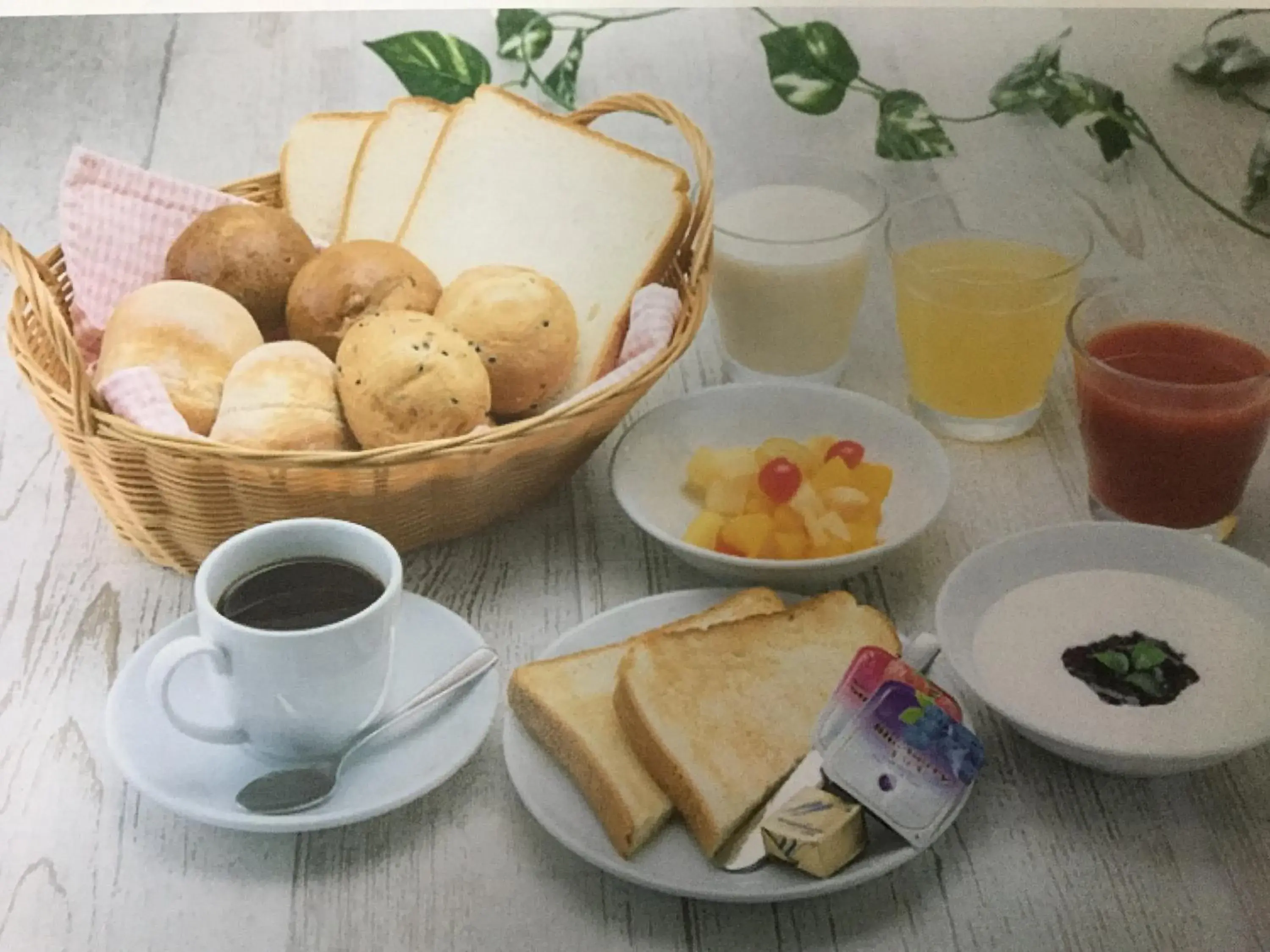 Continental breakfast in Sundance Resort Karuizawa Continental breakfast in Sundance Resort Karuizawa