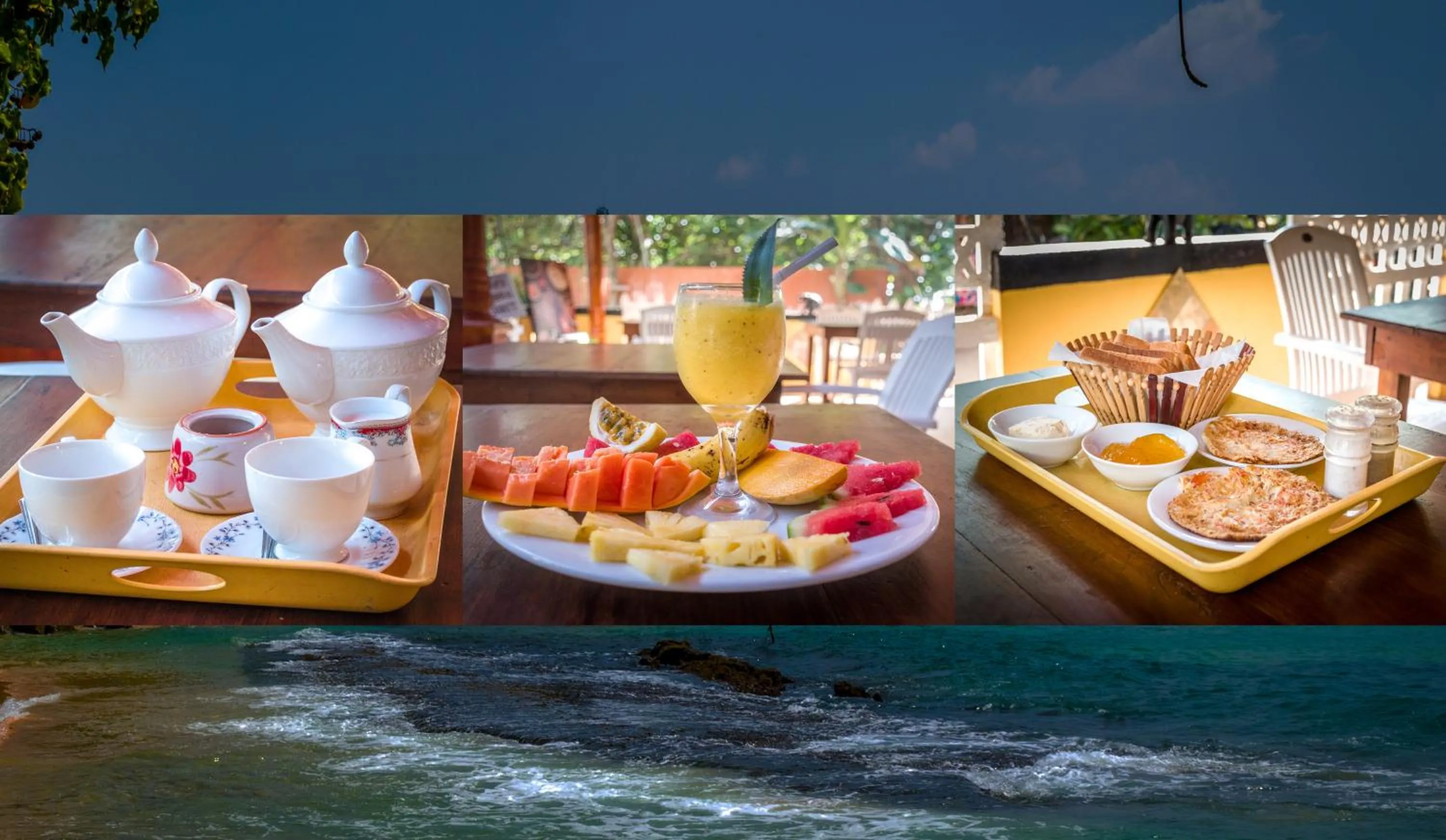 Breakfast in Mama's place Mirissa