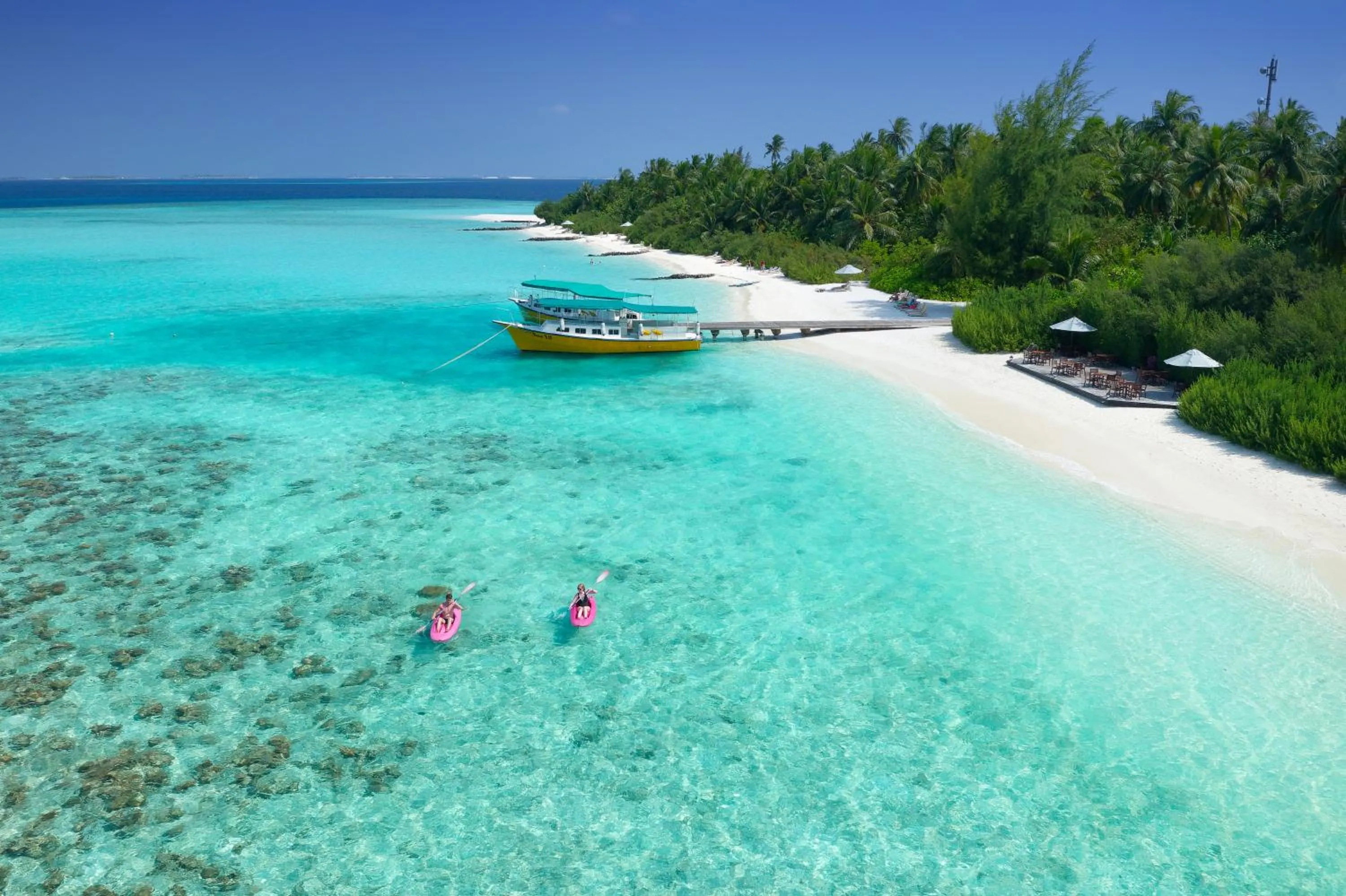 Property building in Embudu Village Maldives