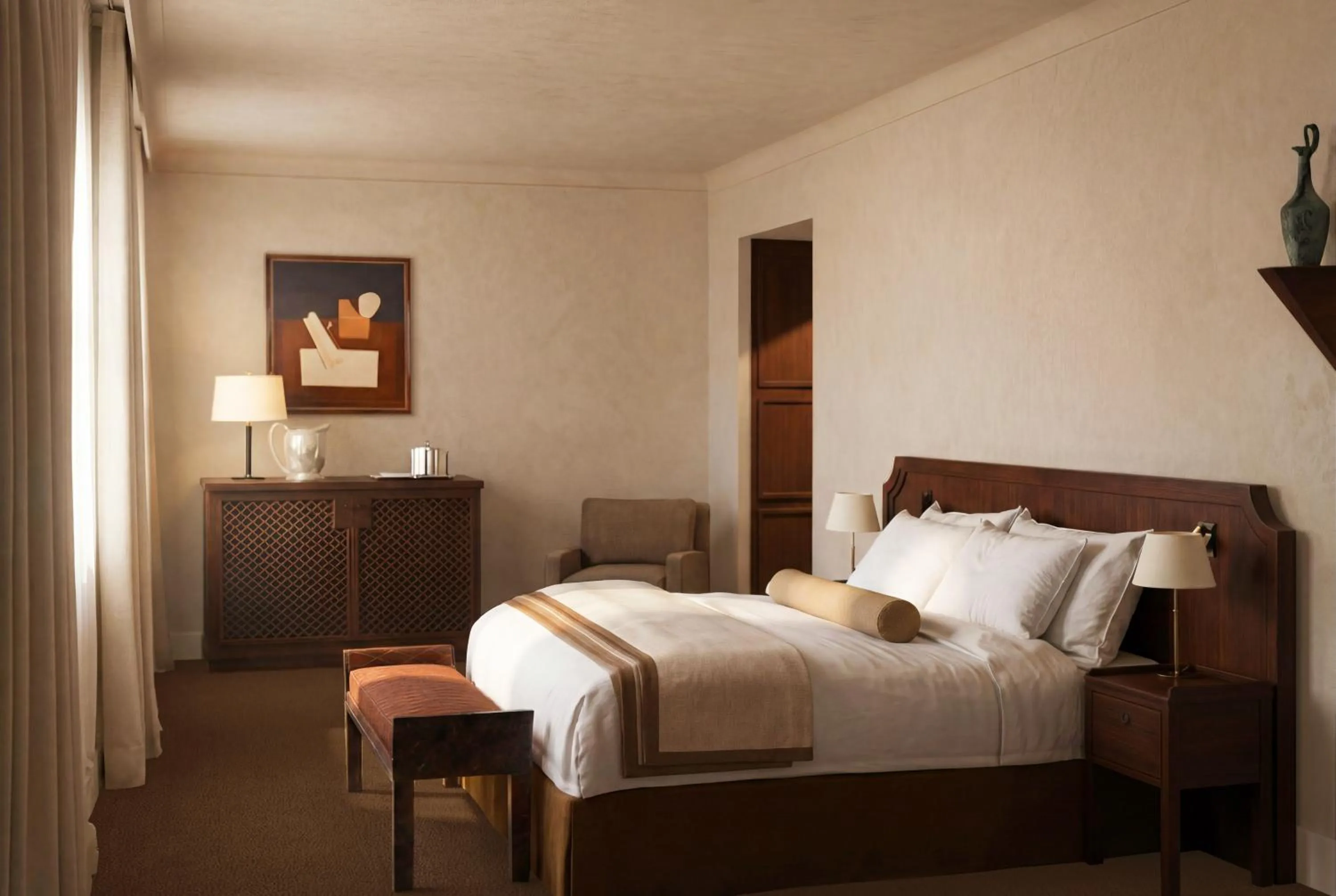 Bed in Villa Florentine, A Beauvallon Hotel & Spa