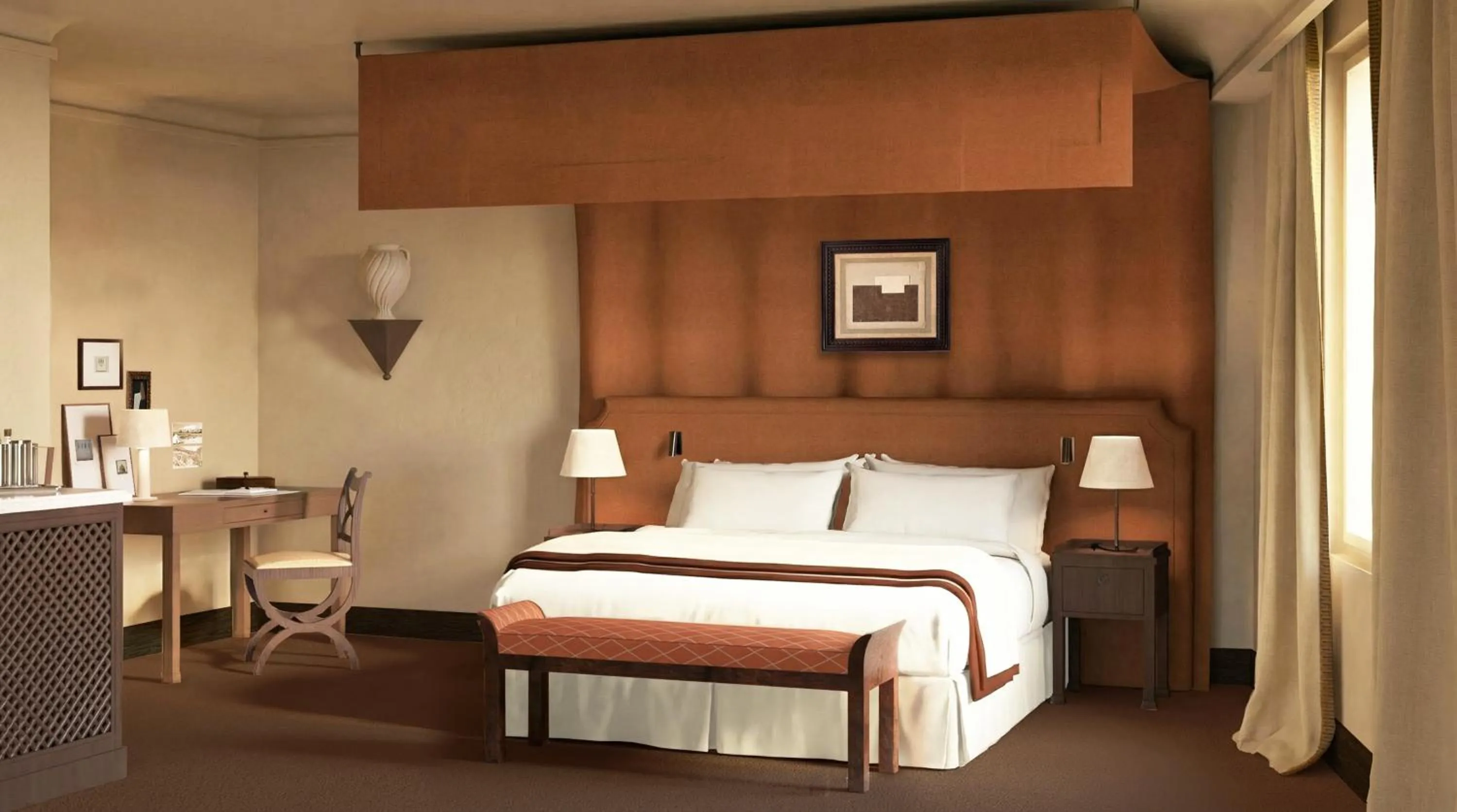 Bed in Villa Florentine, A Beauvallon Hotel & Spa