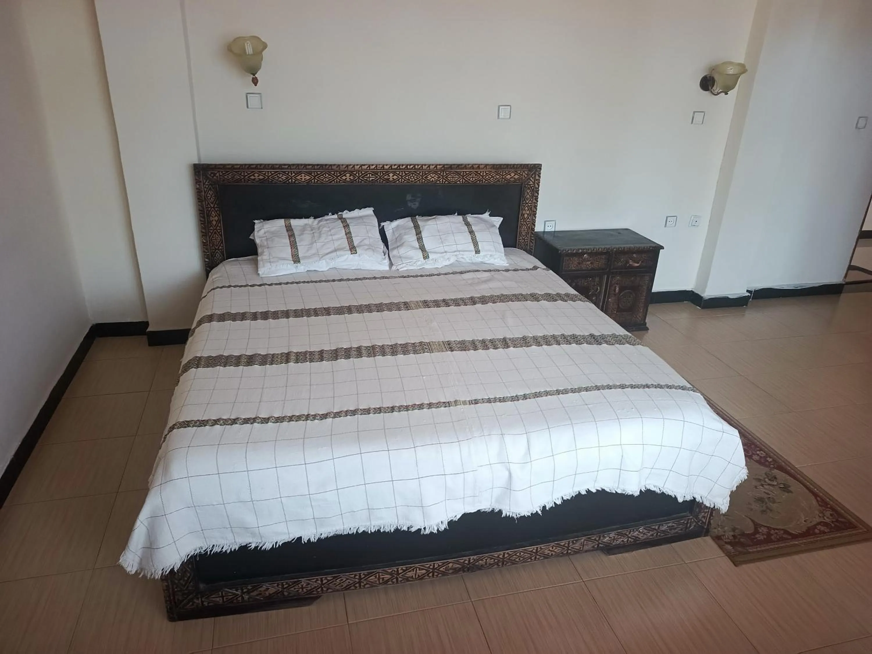 Bed in Honey Land Hotel Lalibela