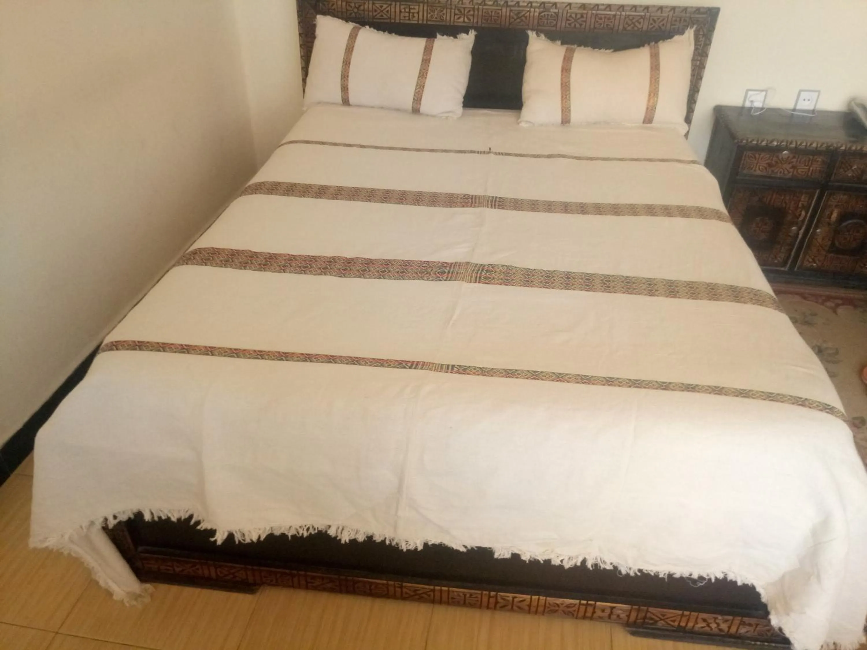 Bed in Honey Land Hotel Lalibela