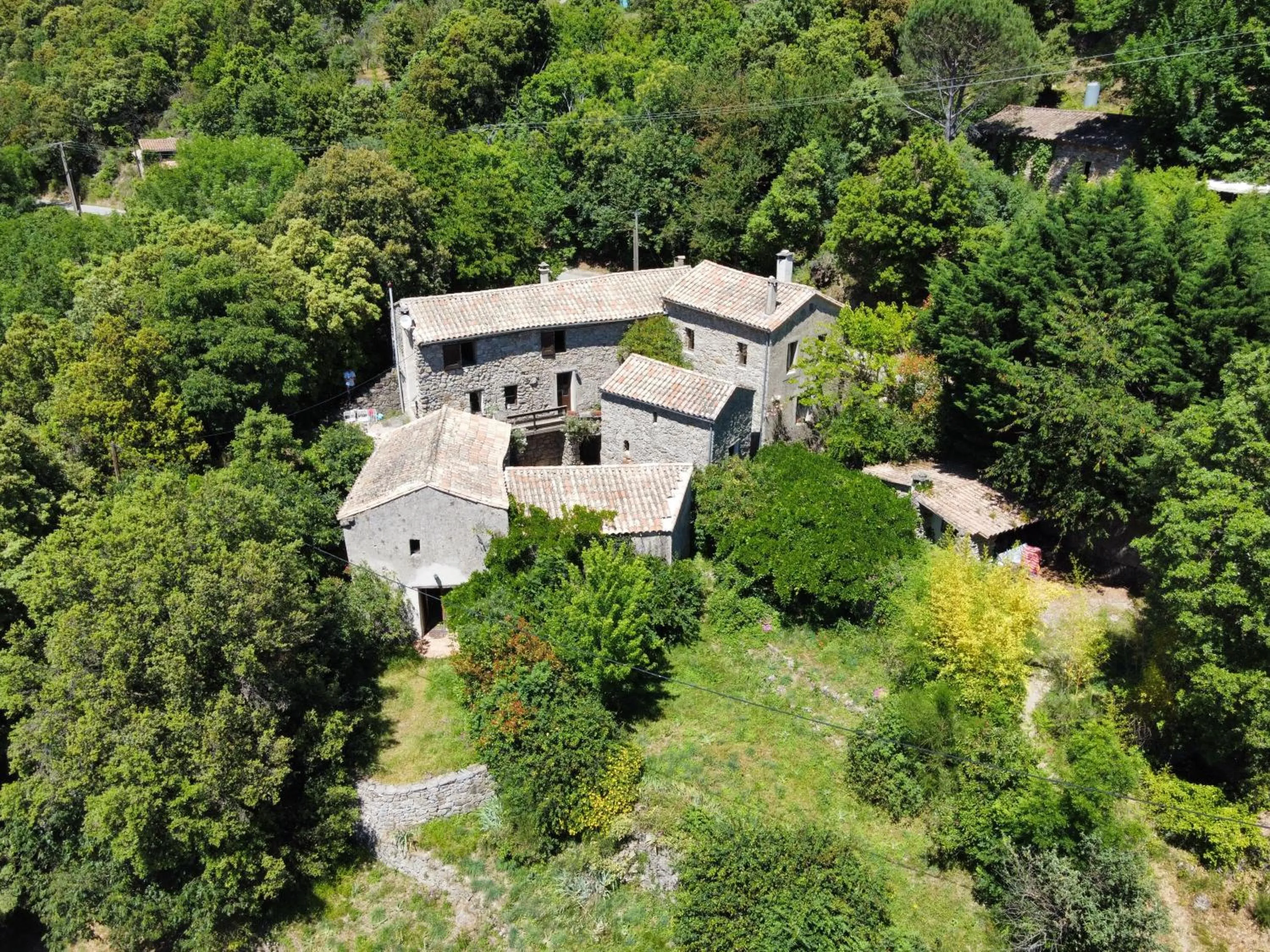 Bird's eye view in Mas des Nabières