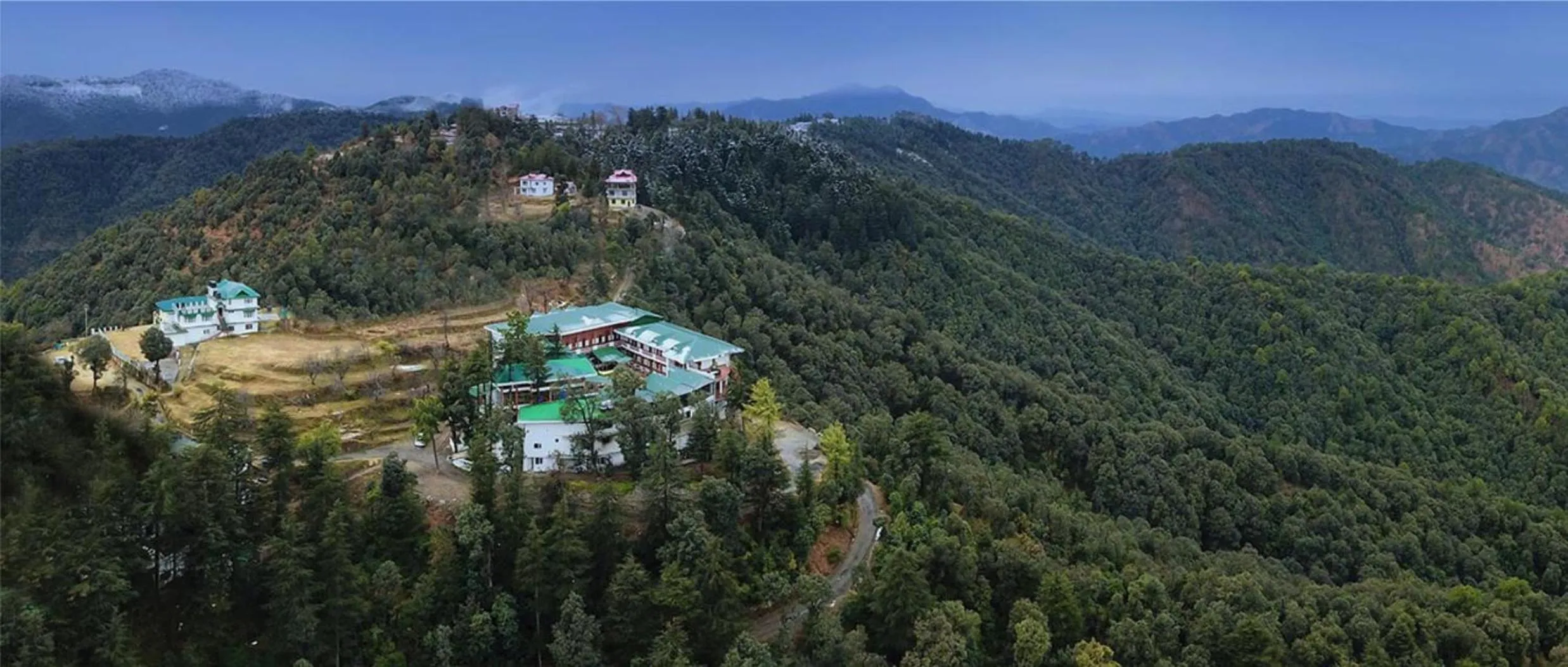 Natural landscape in TreeHouse Chail Villas