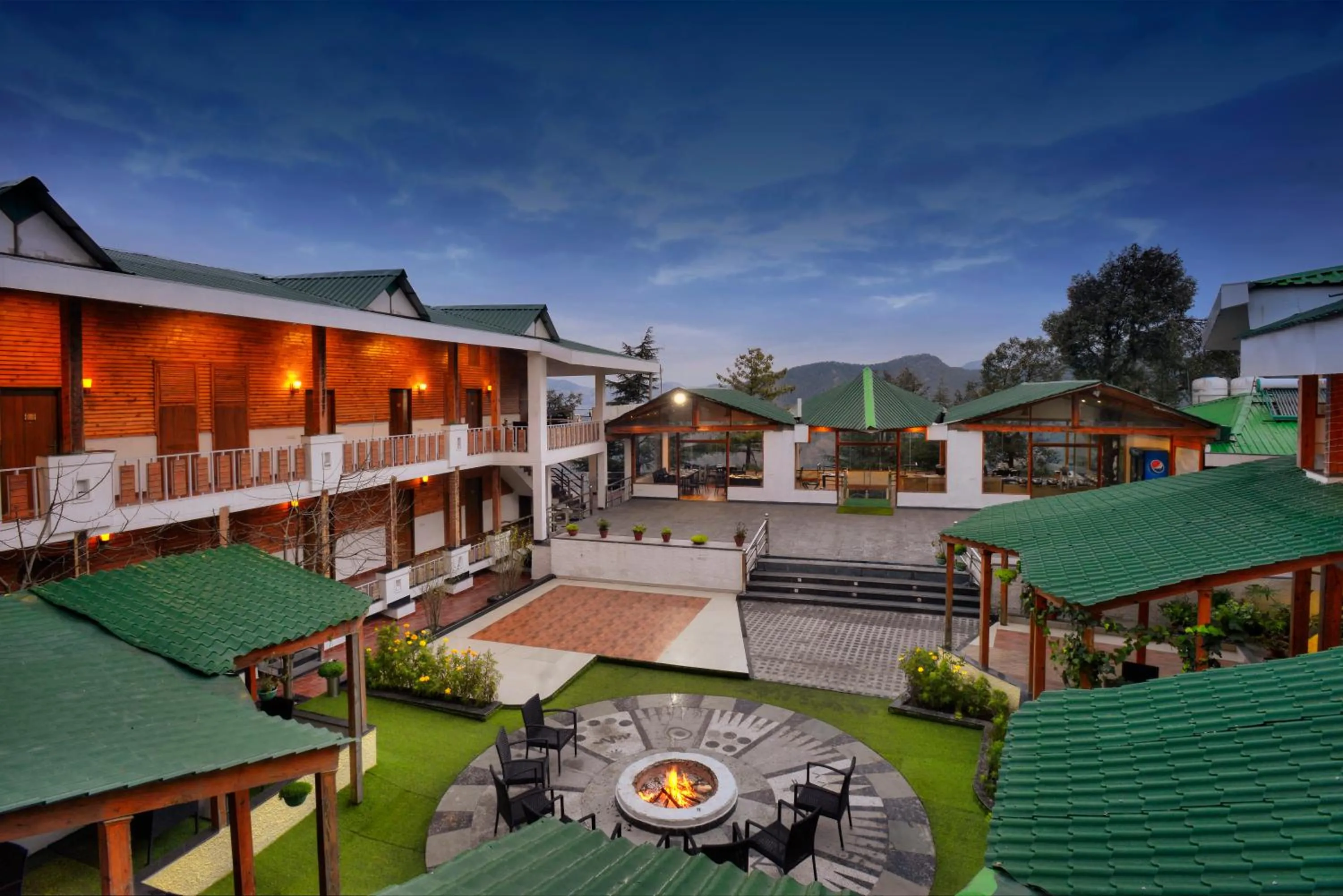 Property building in TreeHouse Chail Villas
