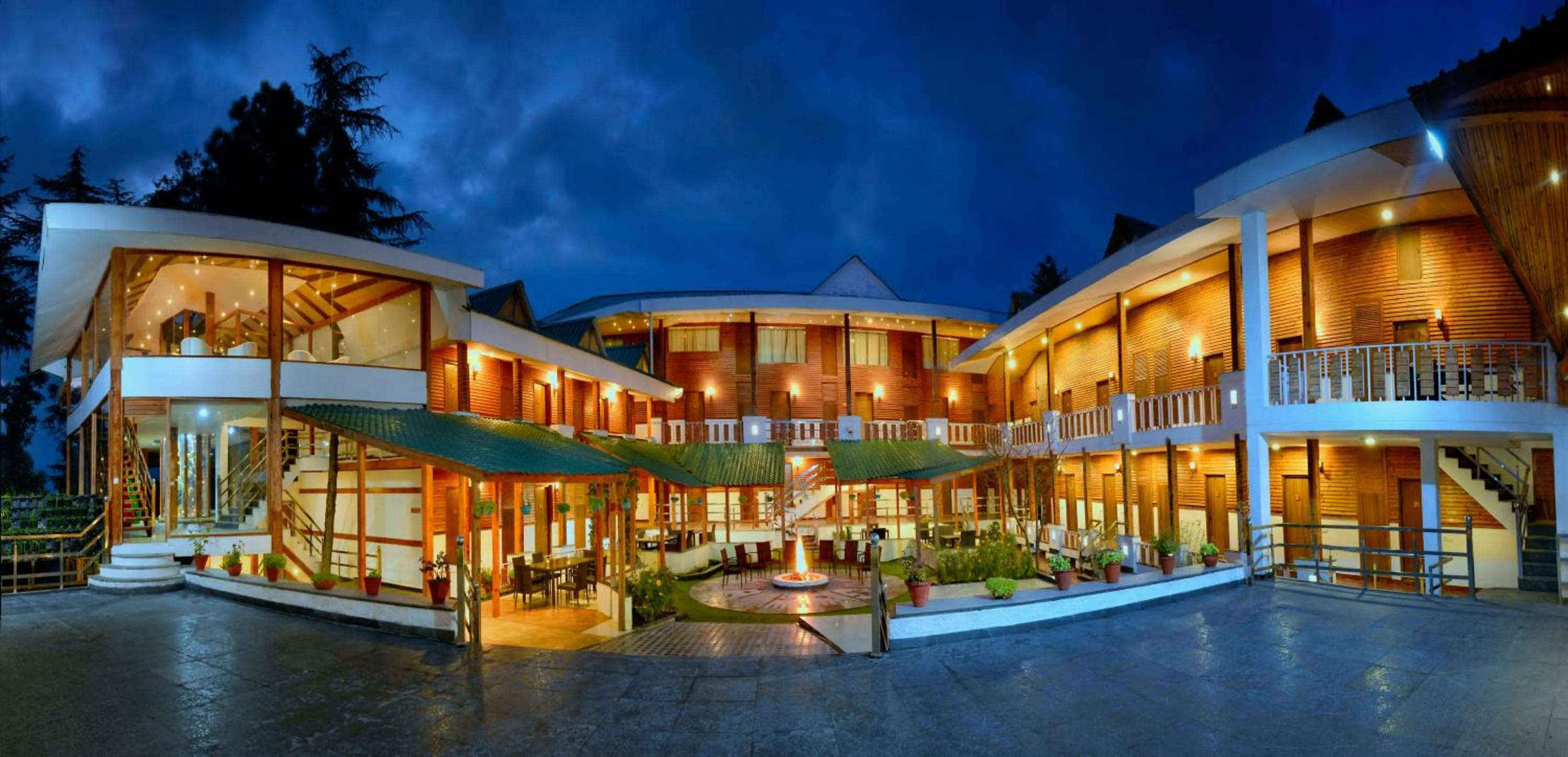 Property building in TreeHouse Chail Villas