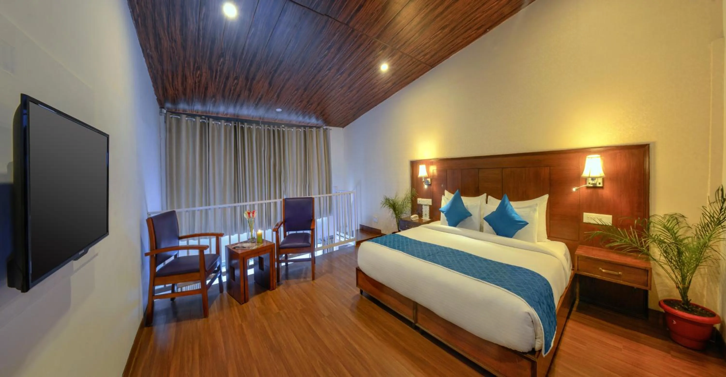 TV and multimedia, Bed in TreeHouse Chail Villas