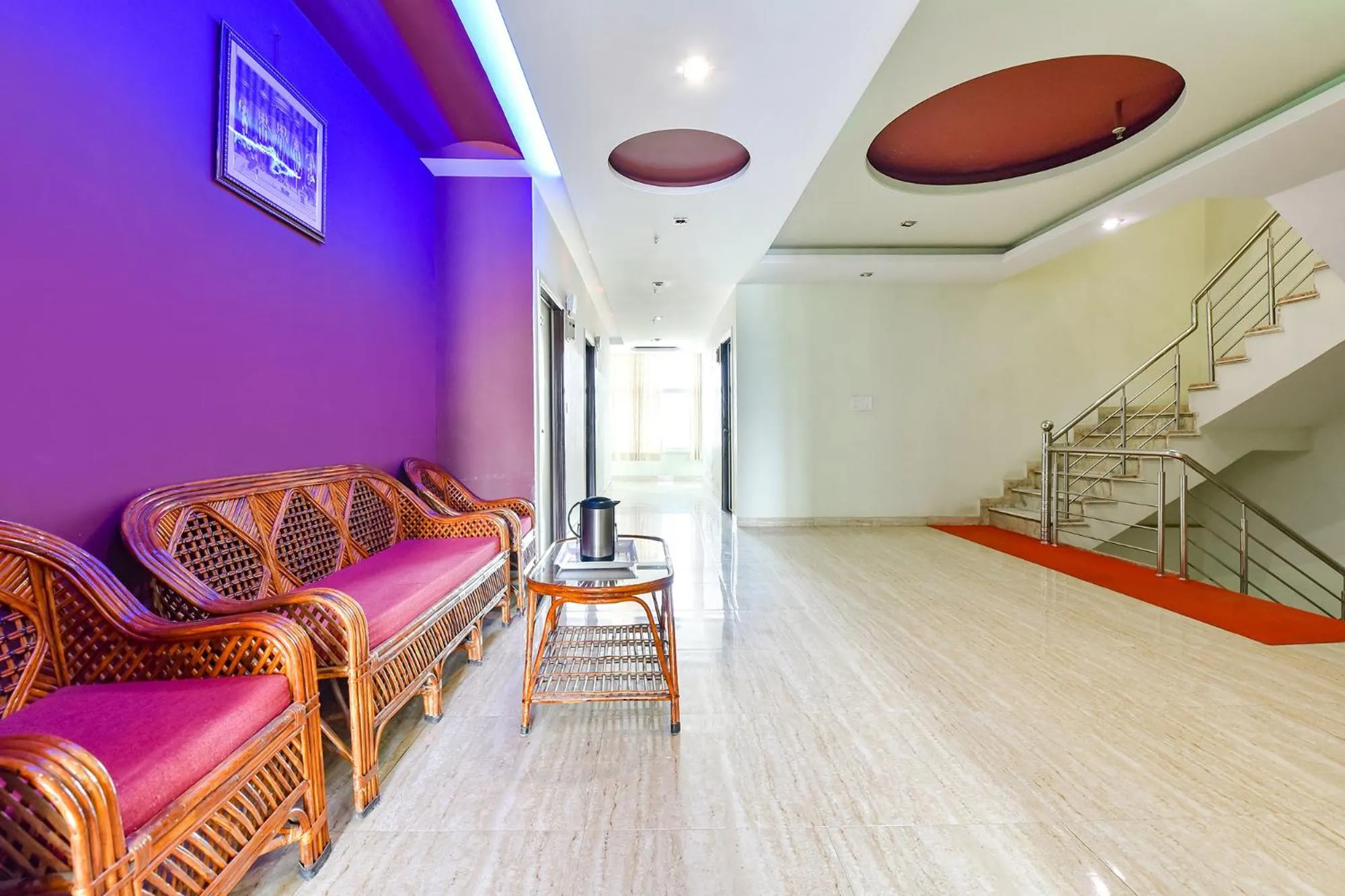 Seating area in FabHotel Bikaner Heritage