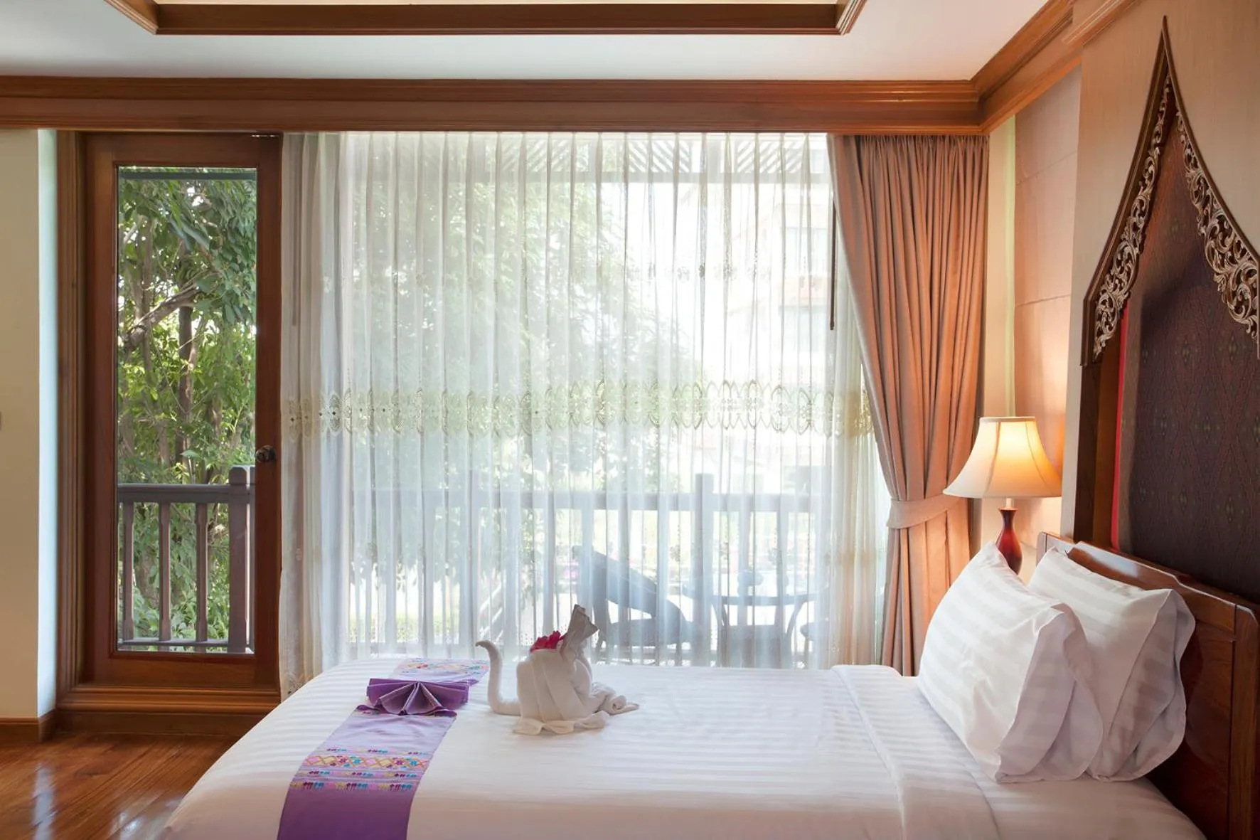 Bedroom, Bed in RK Riverside Resort & Spa (Reon Kruewal)