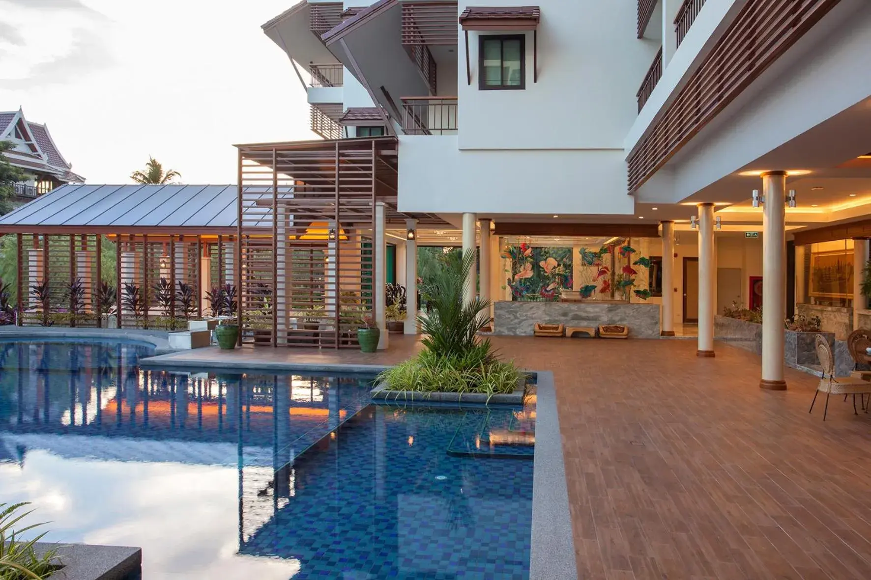 Lobby or reception in RK Riverside Resort & Spa (Reon Kruewal) Lobby or reception in RK Riverside Resort & Spa (Reon Kruewal)