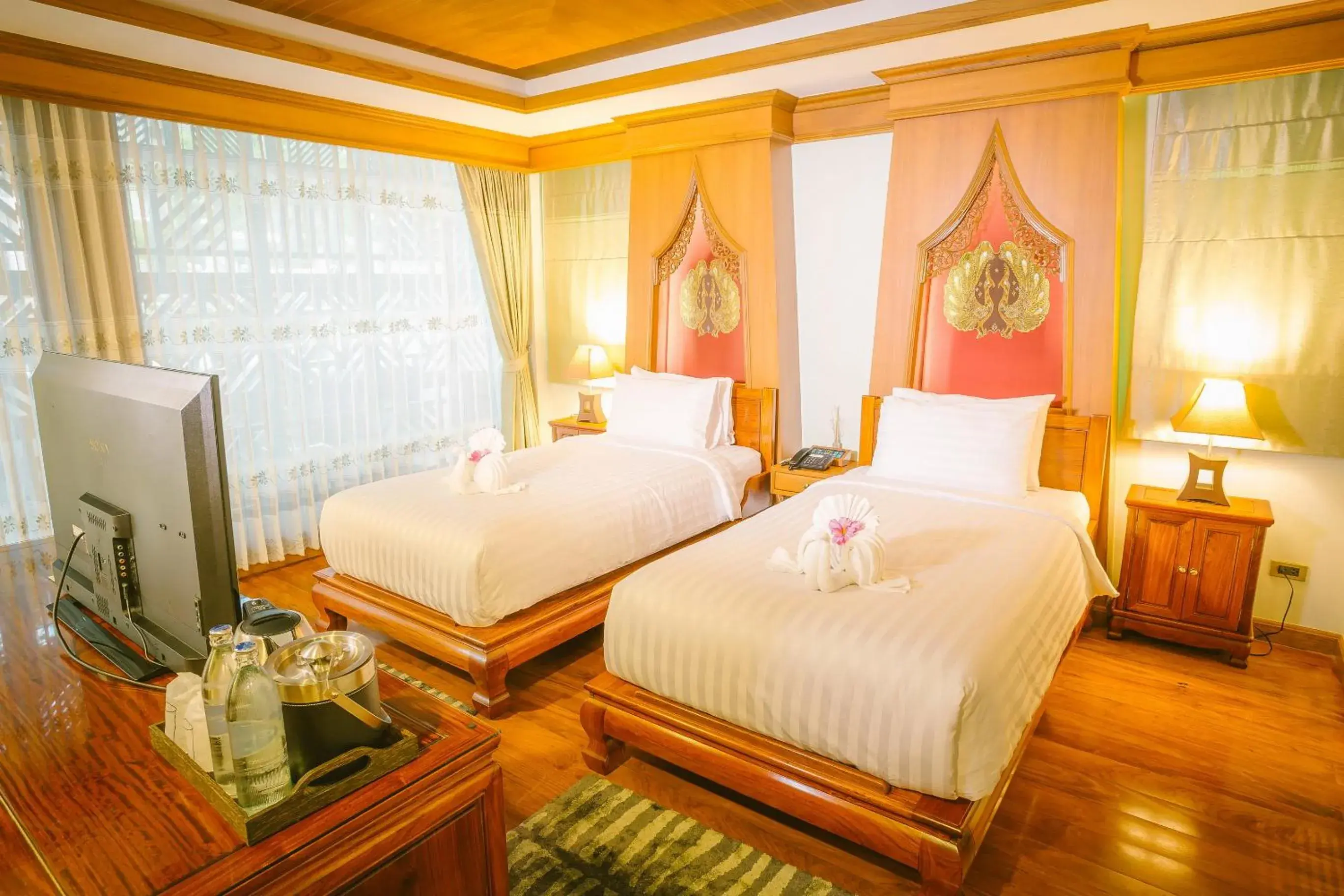 Bed in RK Riverside Resort & Spa (Reon Kruewal) Bed in RK Riverside Resort & Spa (Reon Kruewal)