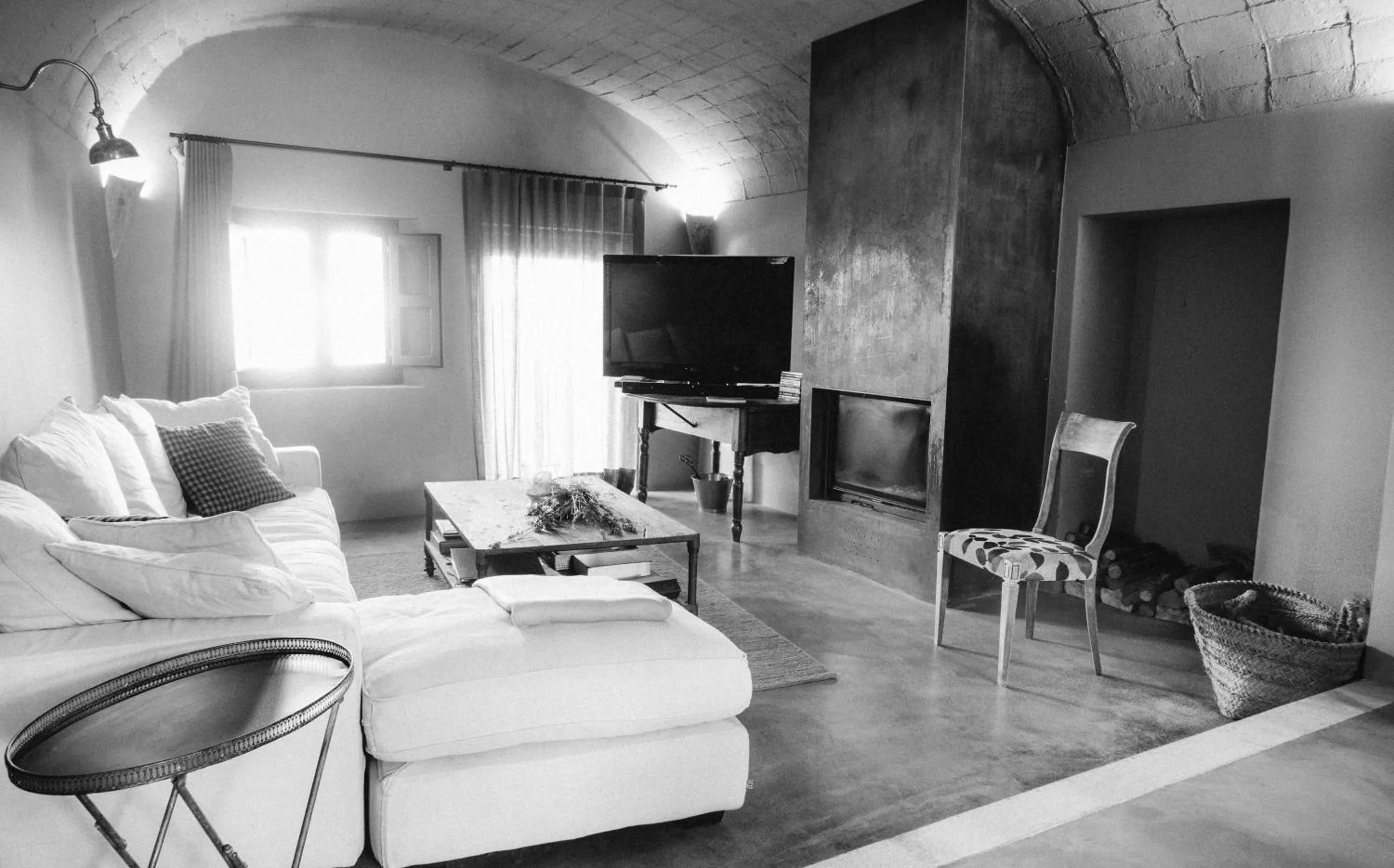 Communal lounge/ TV room in Mas Ferran Adults Only