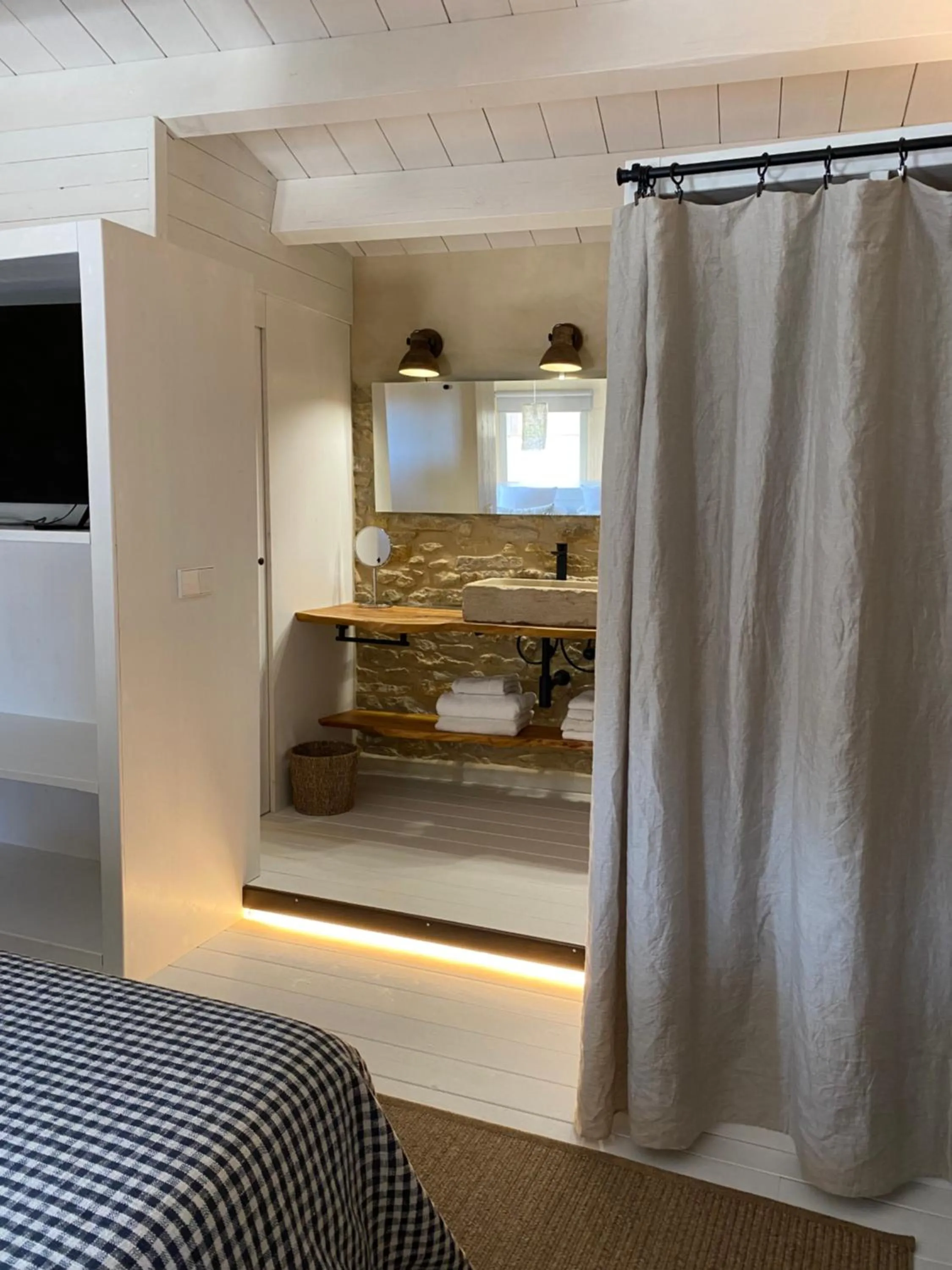 Bathroom in Mas Ferran Adults Only