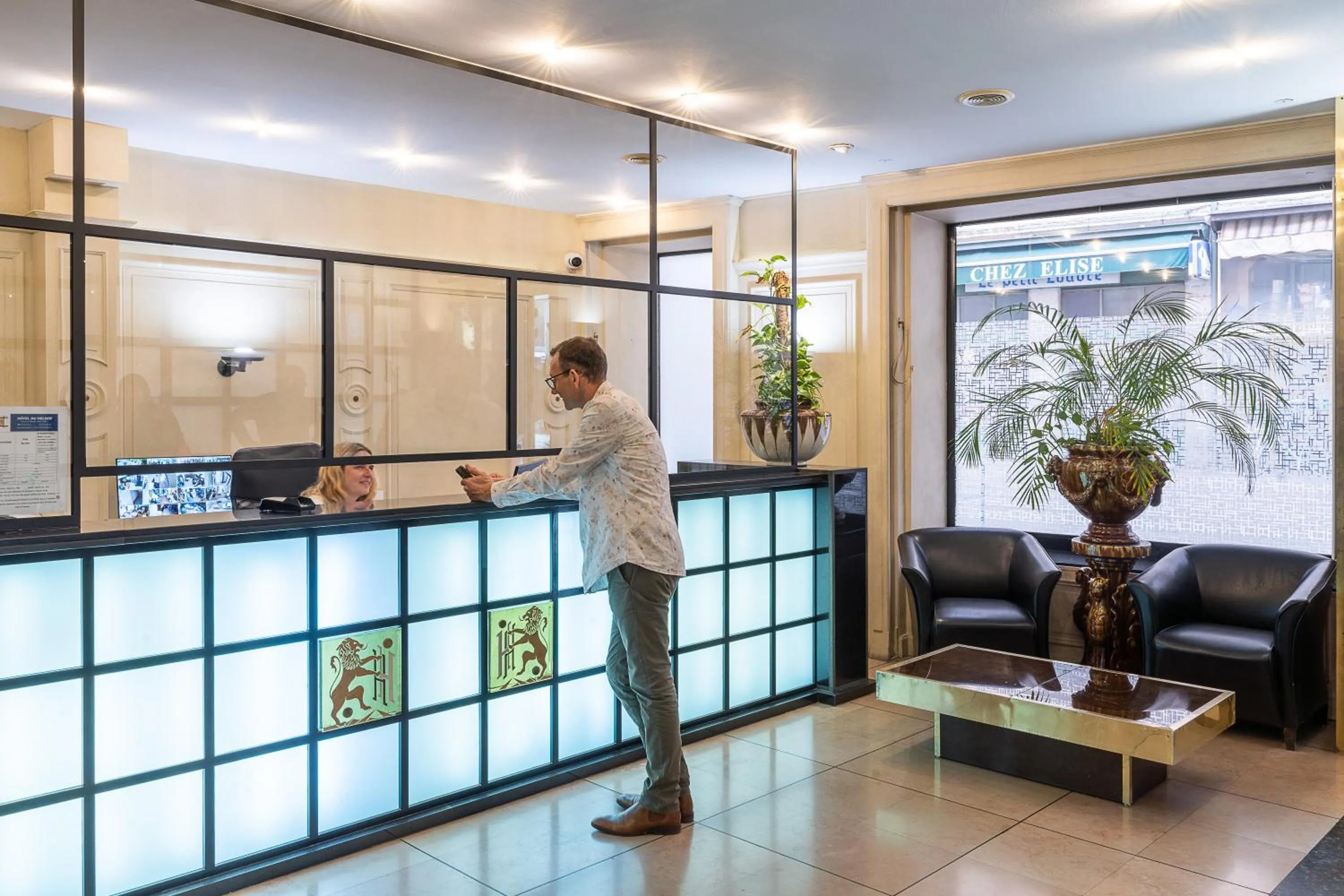 Lobby or reception in Hôtel du Helder
