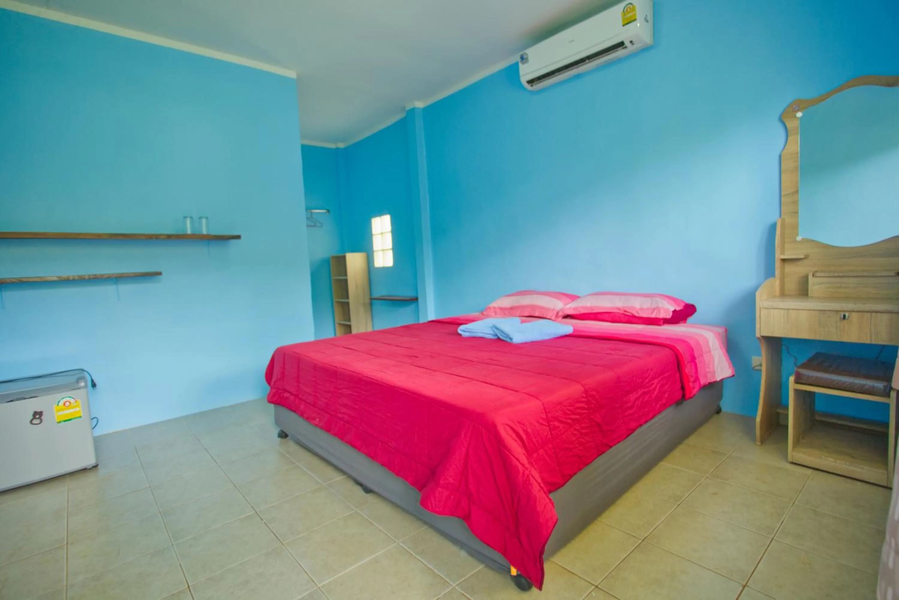 Bed in Sea View Resort