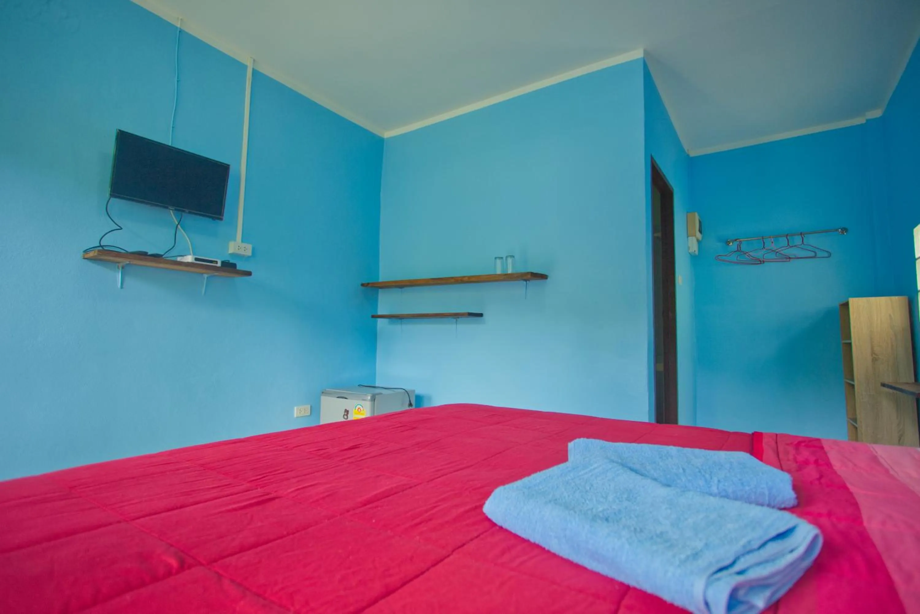 Toilet, Bed in Sea View Resort