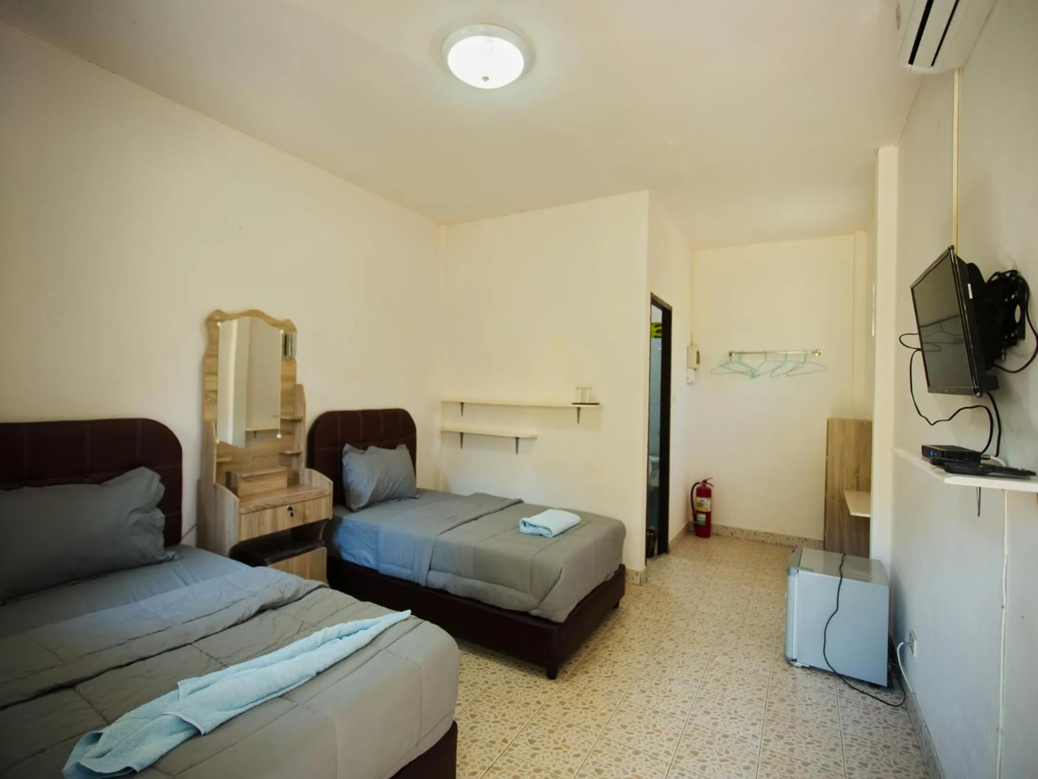 Bed in Sea View Resort