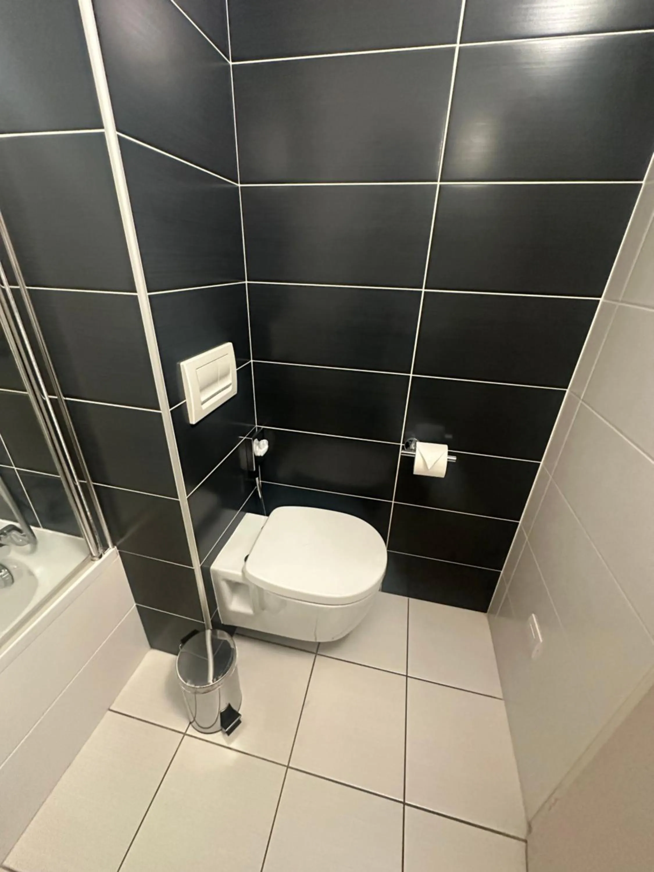 Toilet in Hôtel Saphir Lyon