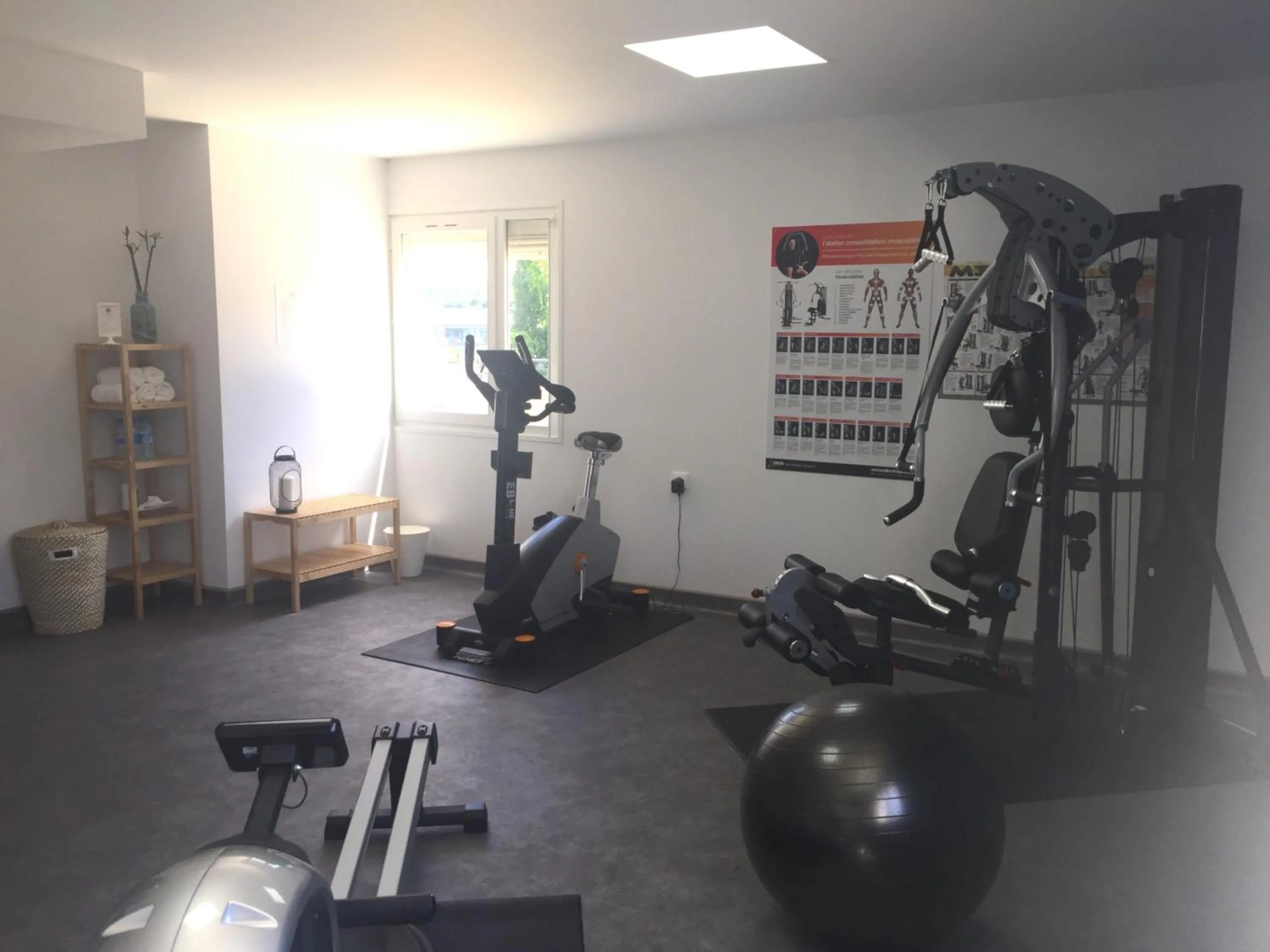 Fitness centre/facilities in Hôtel Saphir Lyon