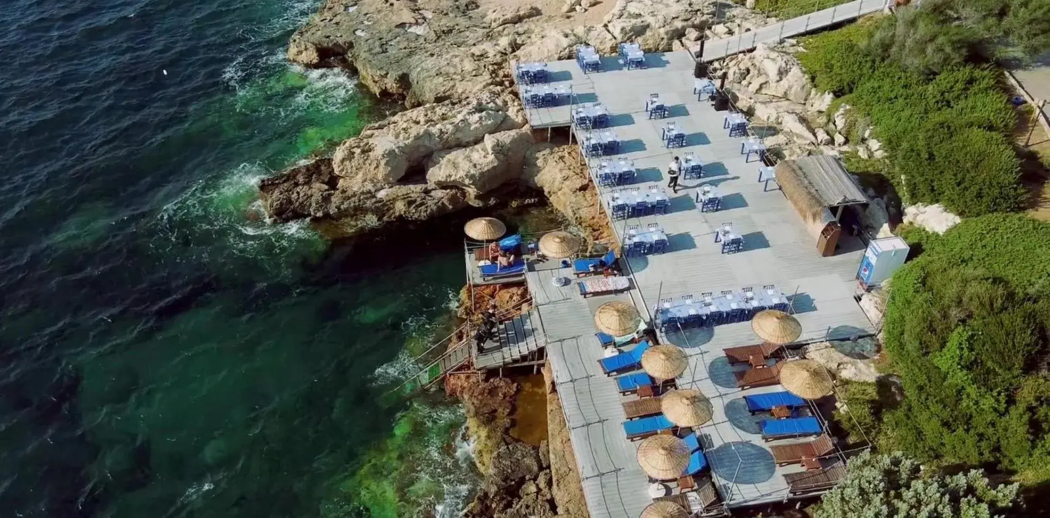 Bird's eye view in Maya Bistro Hotel & Beach Bird's eye view in Maya Bistro Hotel & Beach