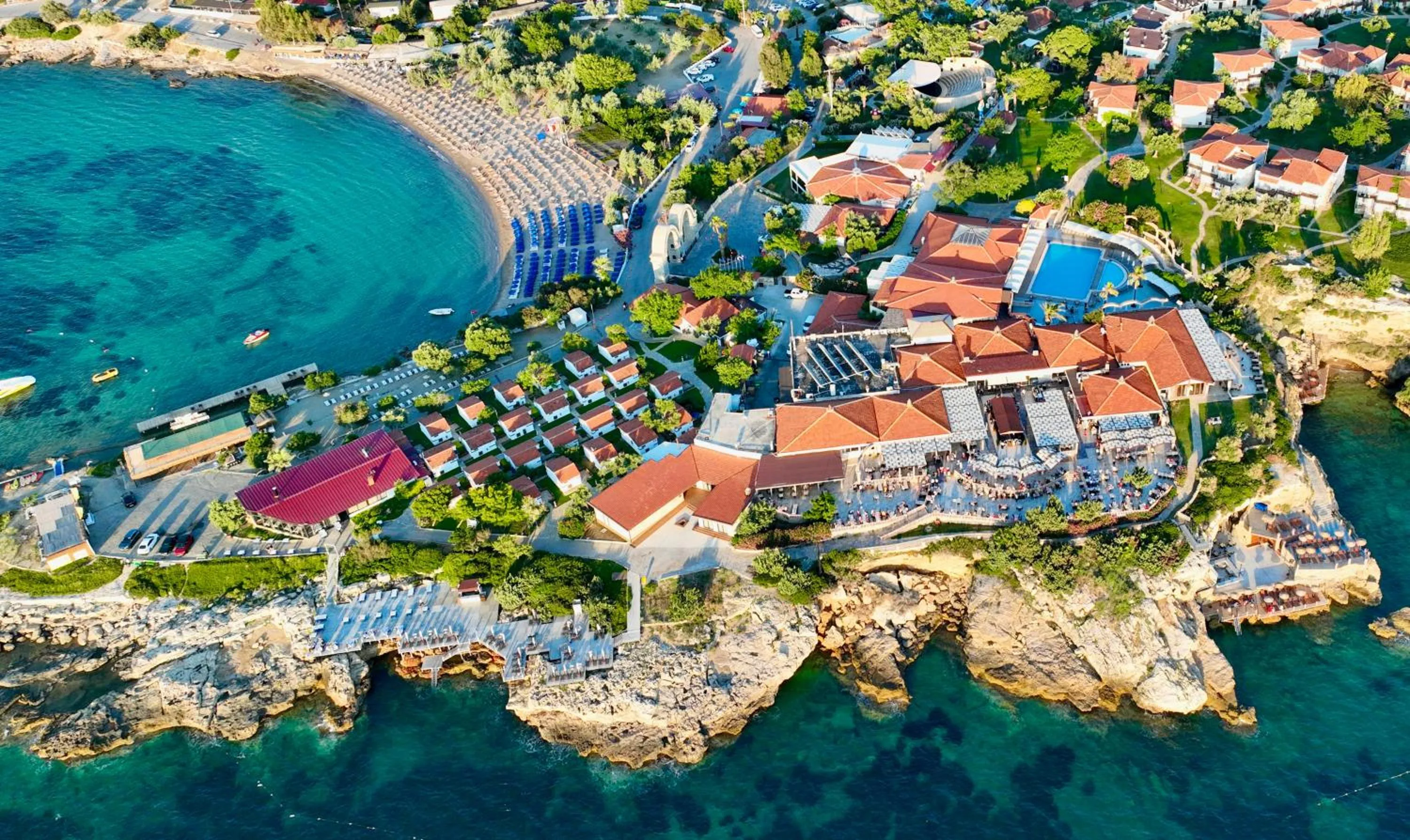 Bird's eye view in Maya Bistro Hotel & Beach