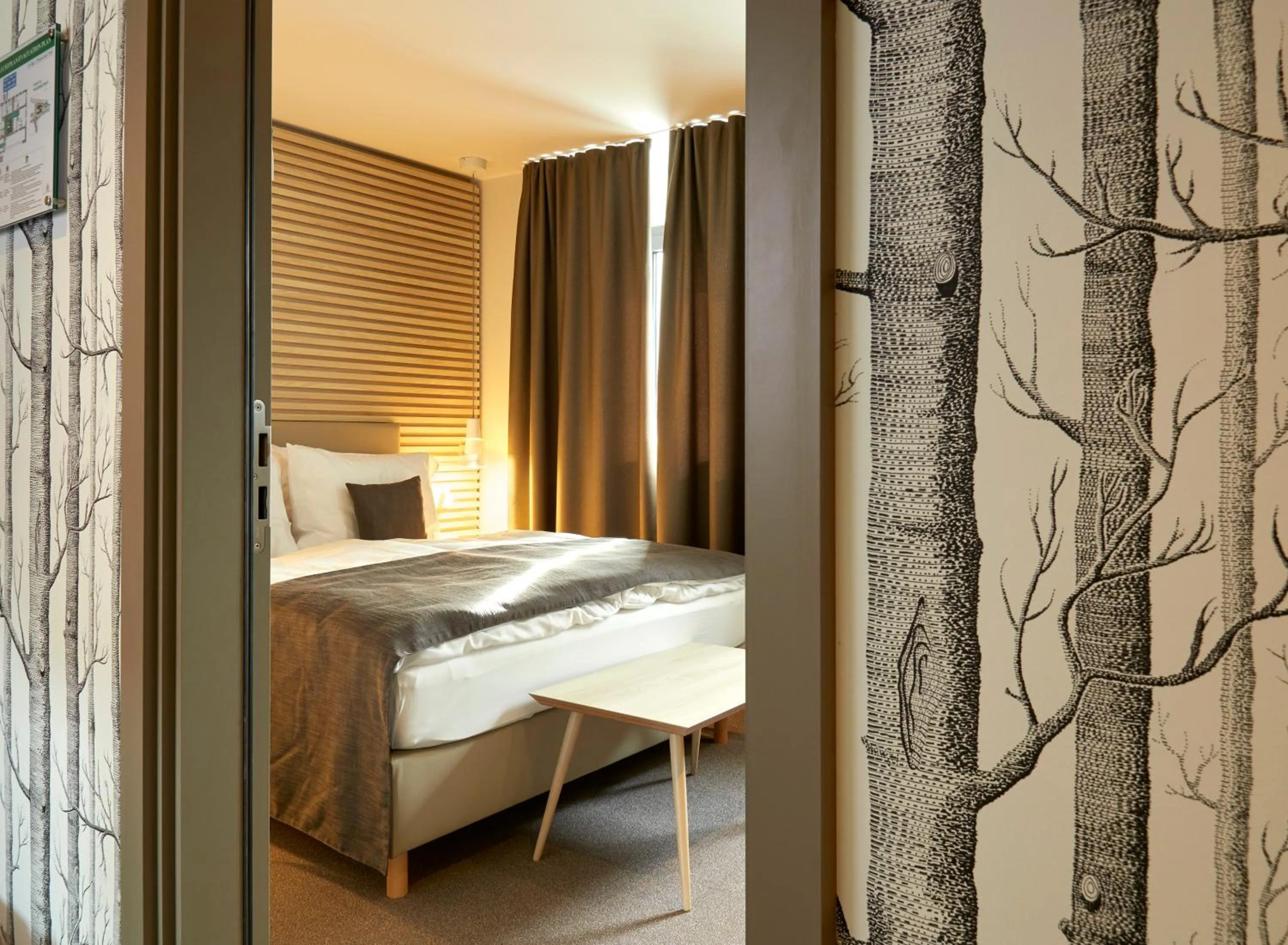 Bed in Hostellerie Stafelter