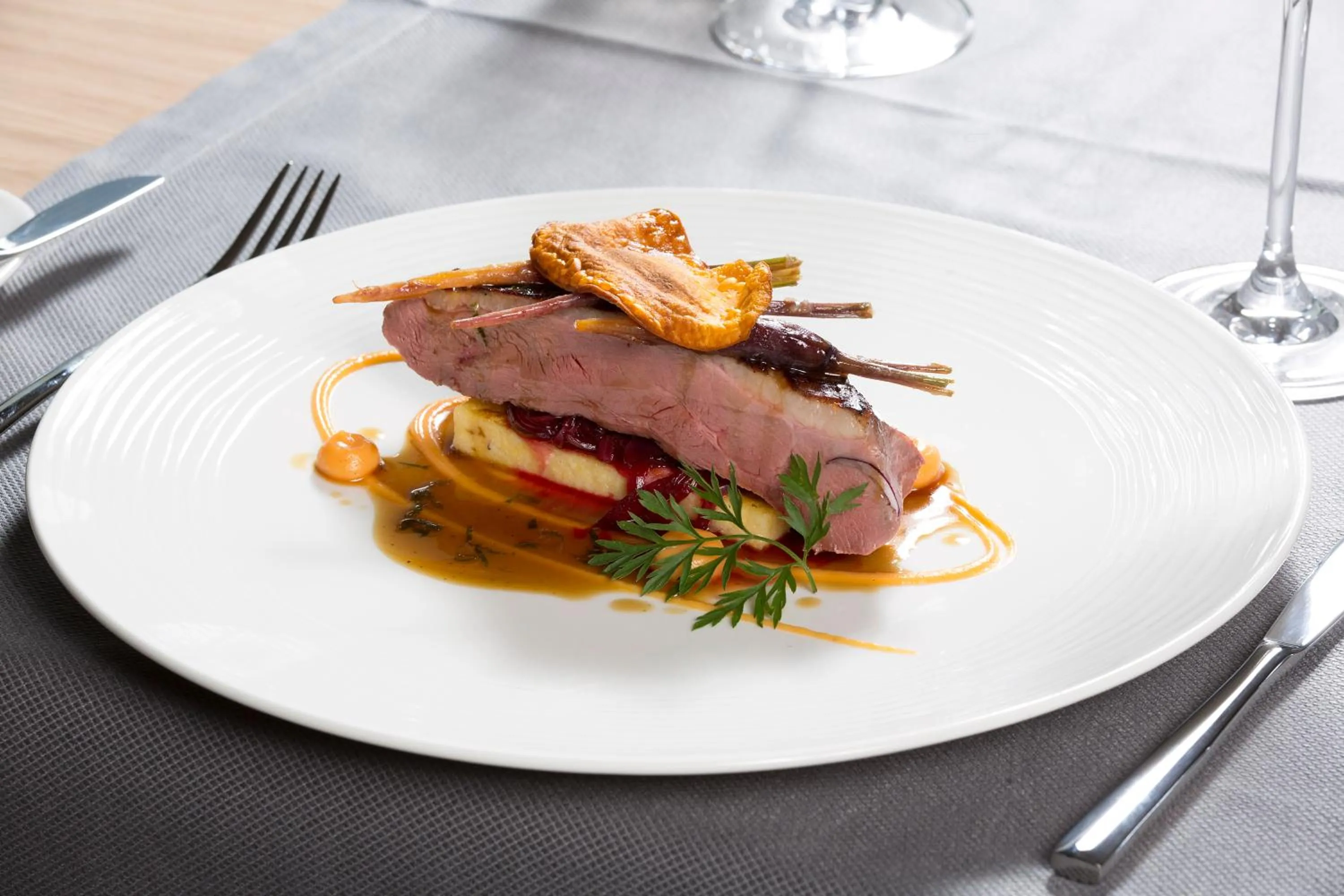 Food close-up in Hostellerie Stafelter