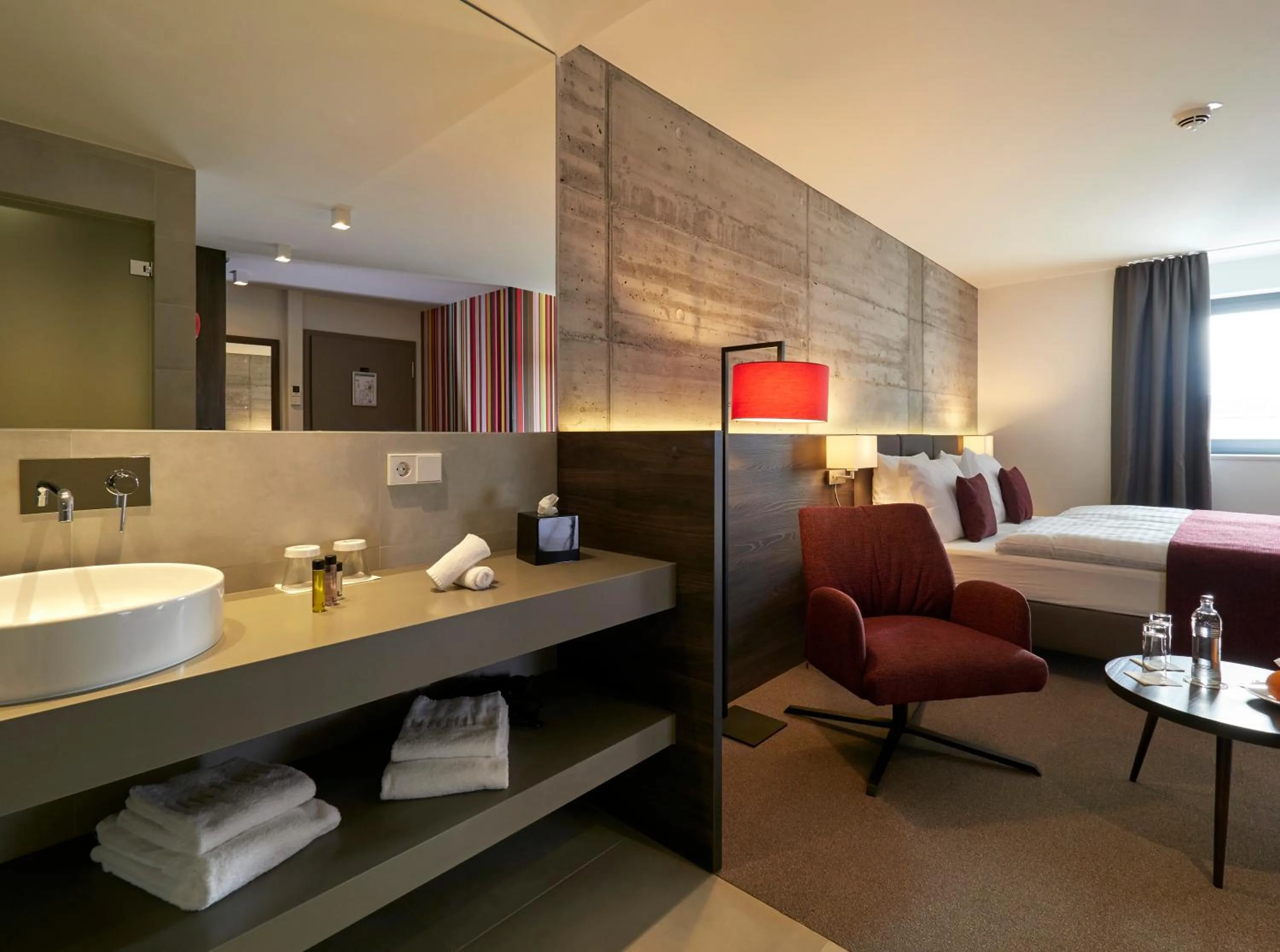 Bed in Hostellerie Stafelter