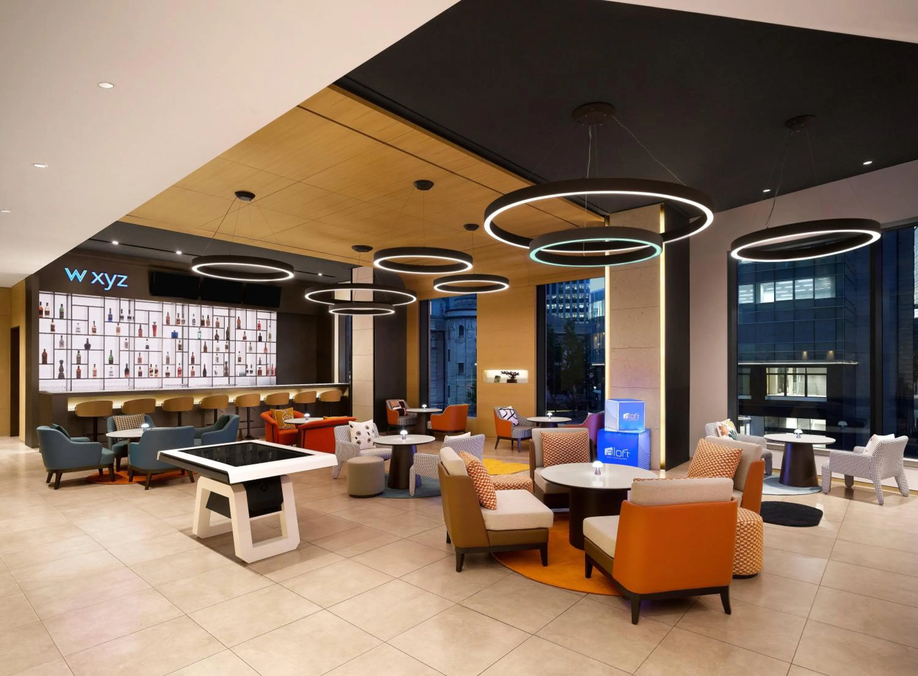 Lounge or bar in Aloft Seoul Myeongdong