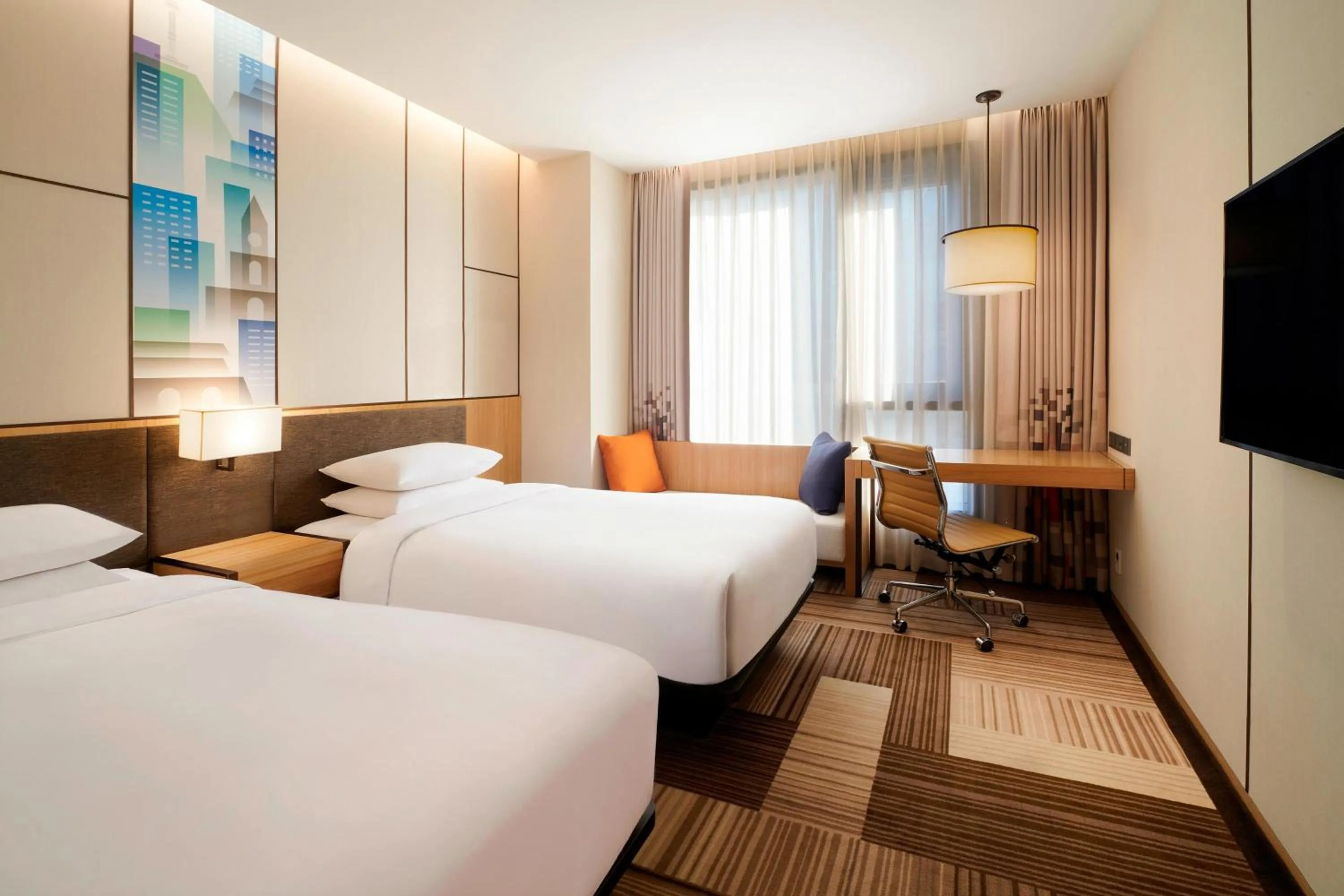 Photo of the whole room, Bed in Aloft Seoul Myeongdong