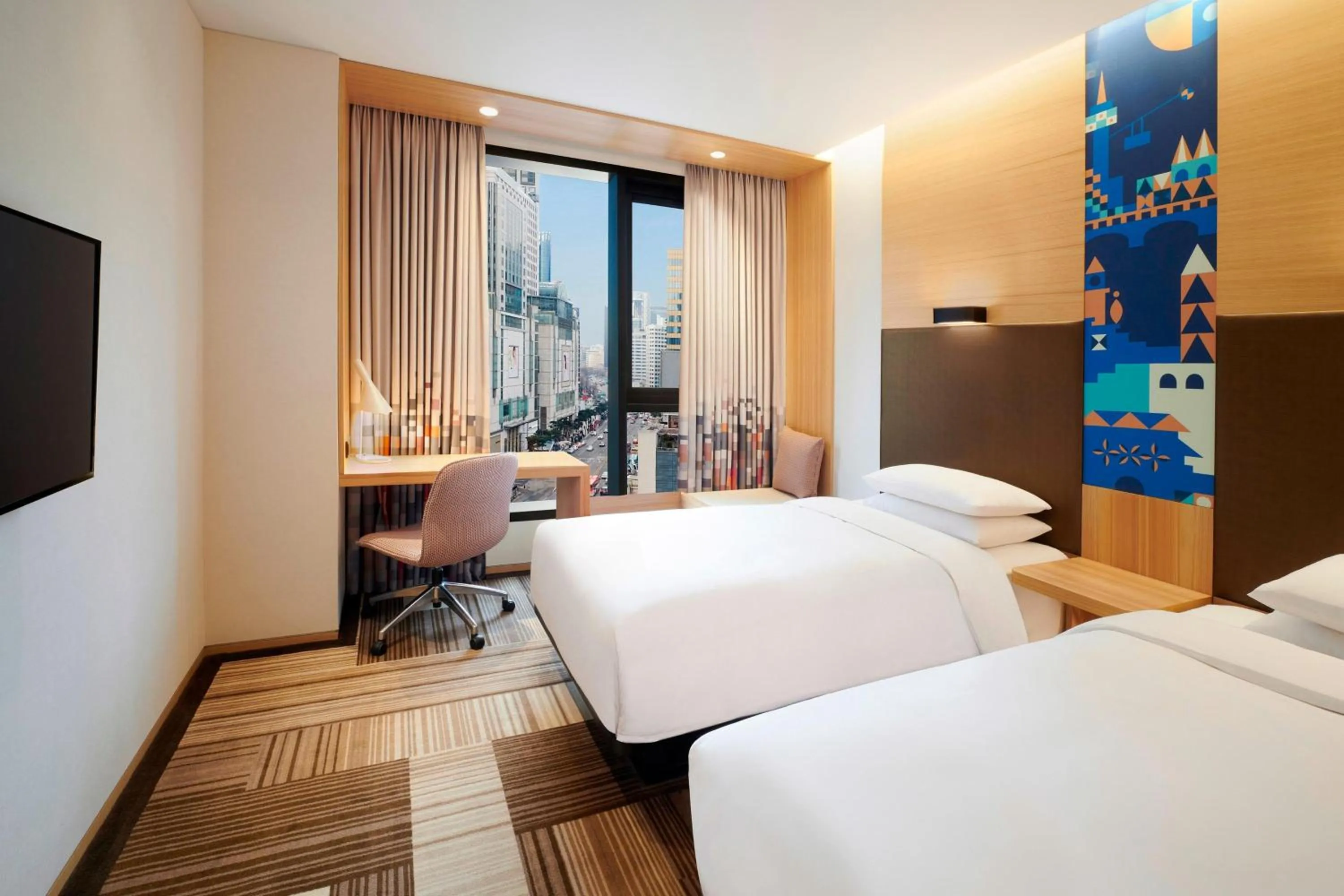Photo of the whole room, Bed in Aloft Seoul Myeongdong