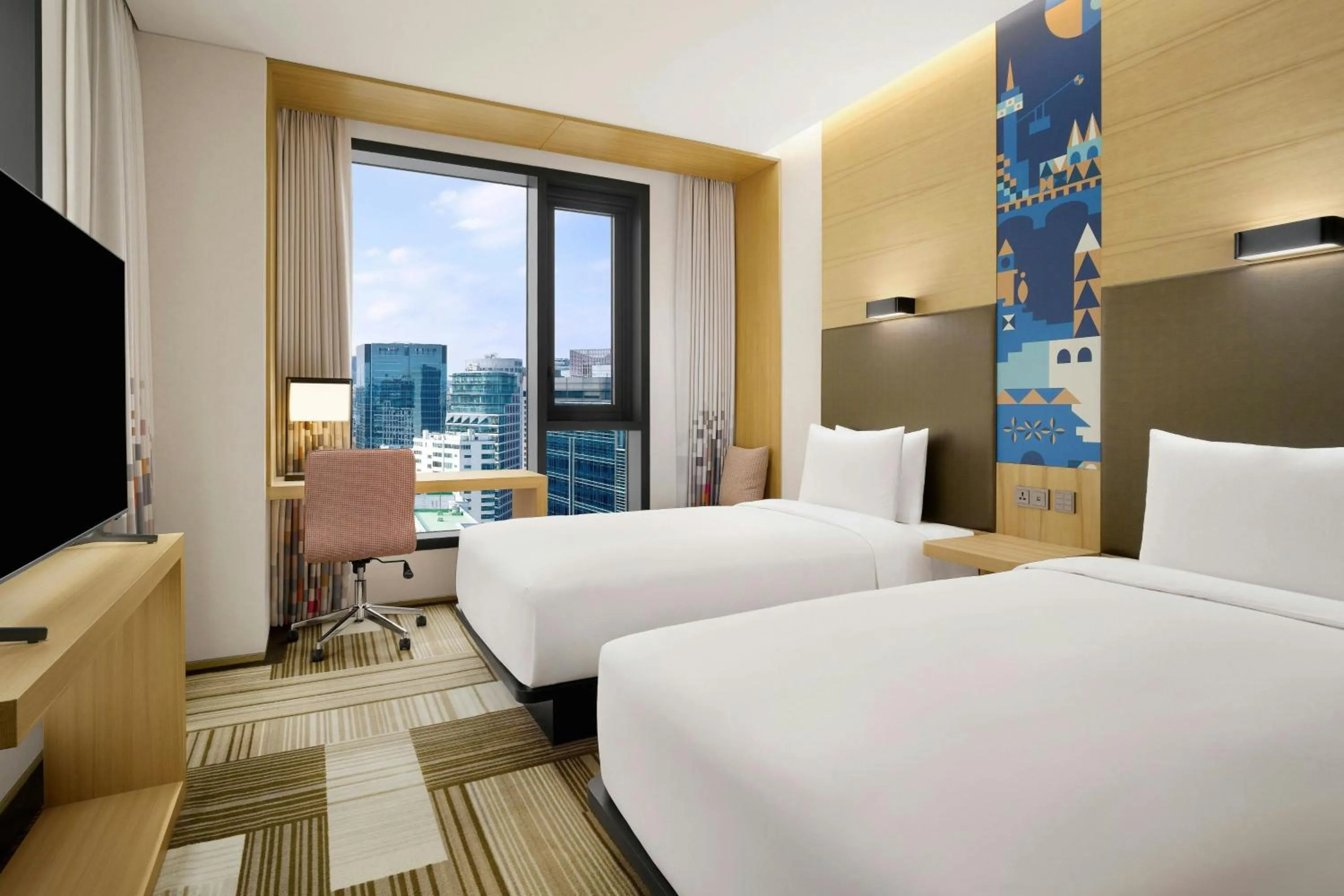 Photo of the whole room, Bed in Aloft Seoul Myeongdong