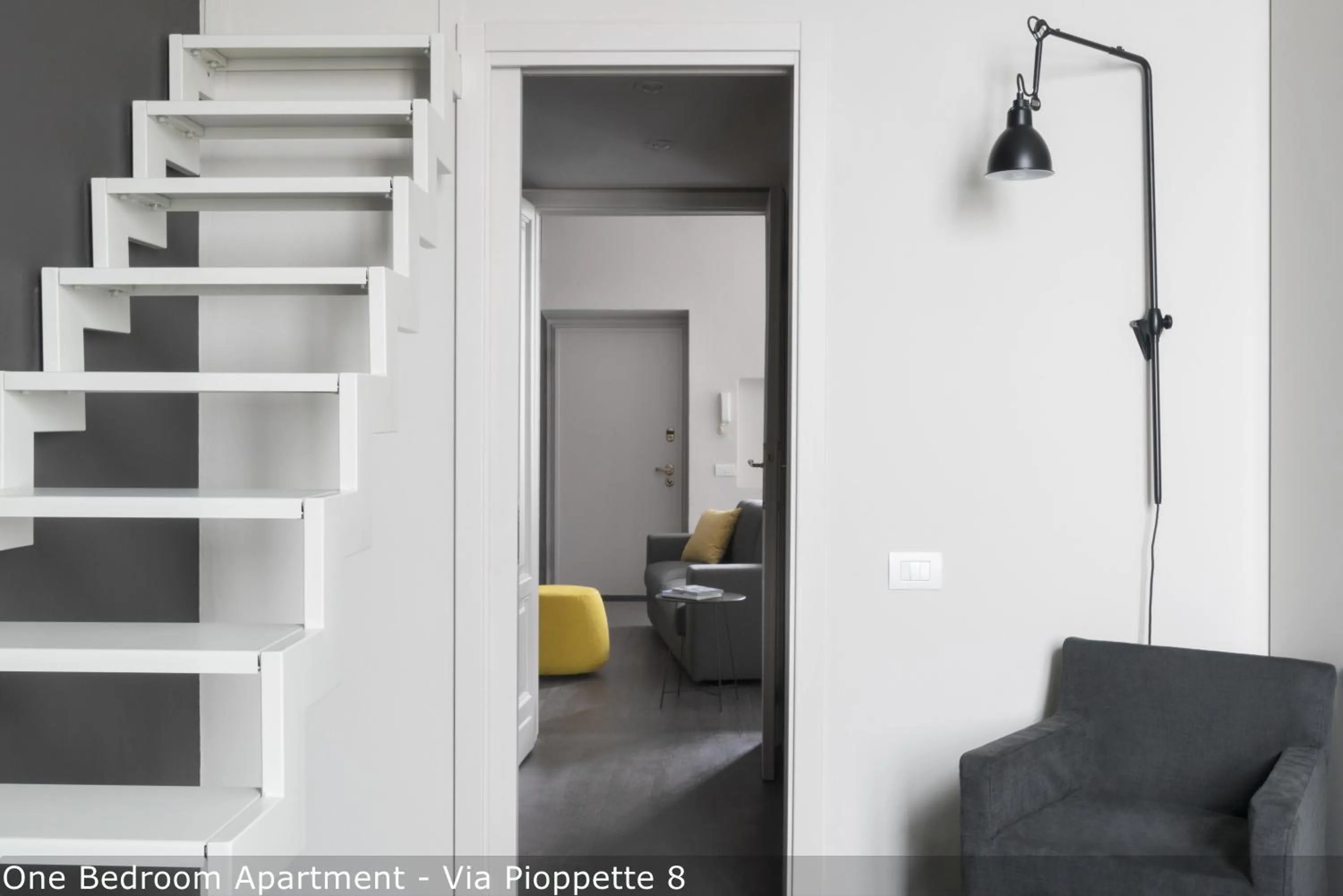 Living room in Brera Apartments in Porta Ticinese