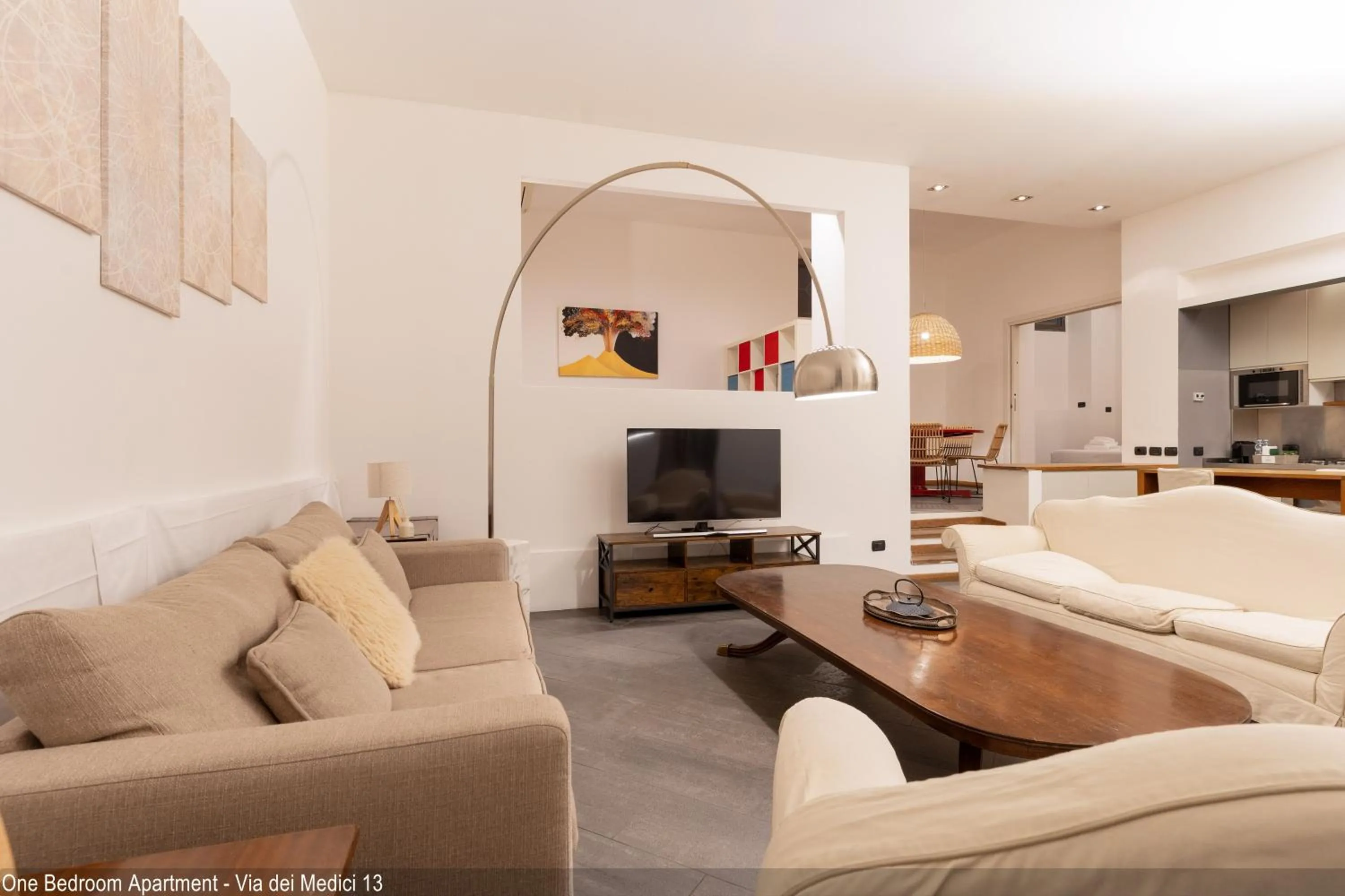 Living room in Brera Apartments in Porta Ticinese
