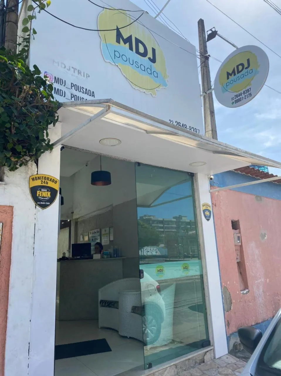 Facade/entrance in MDJ Pousada