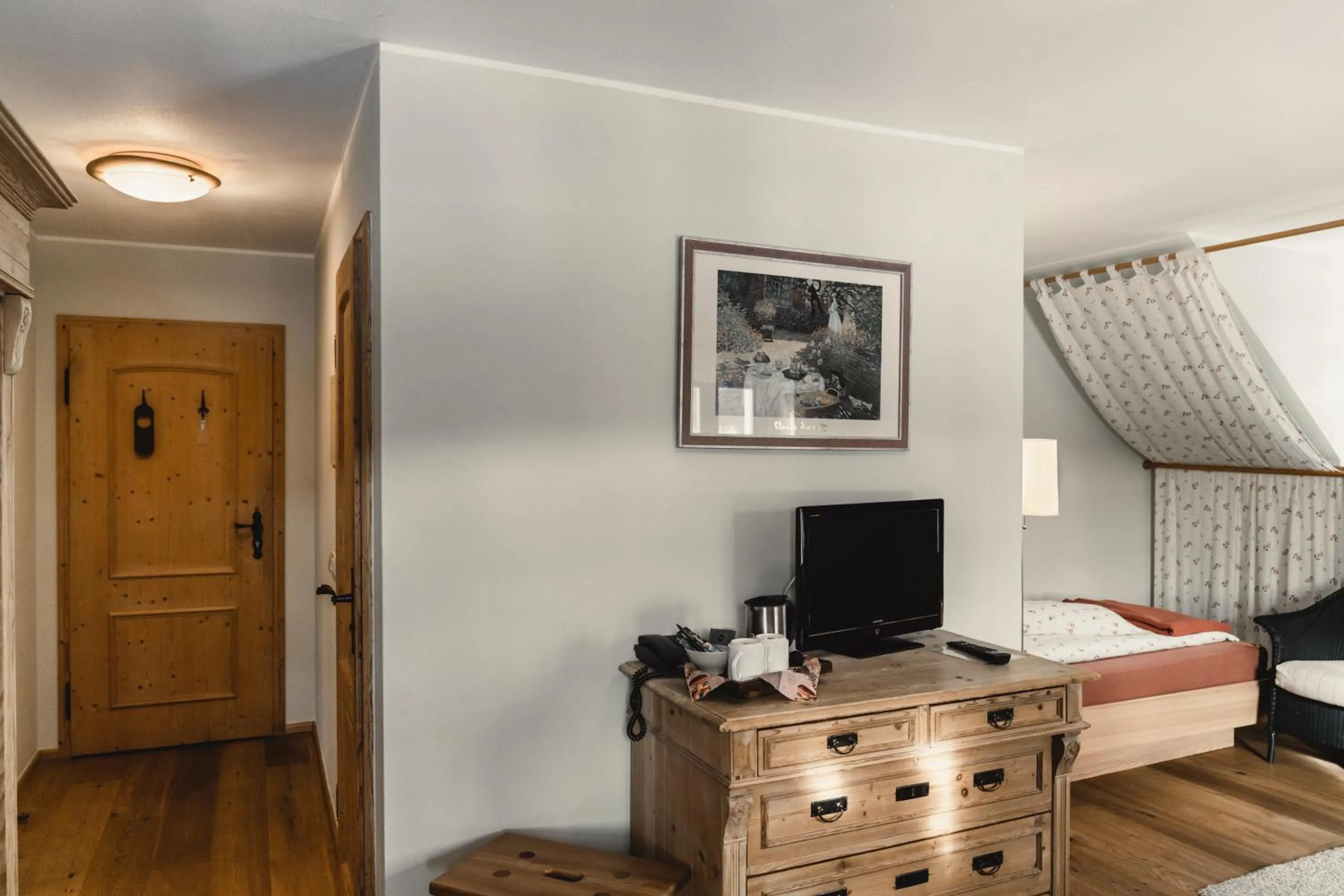 TV and multimedia, Bed in Altsächsischer Gasthof Kleines Vorwerk