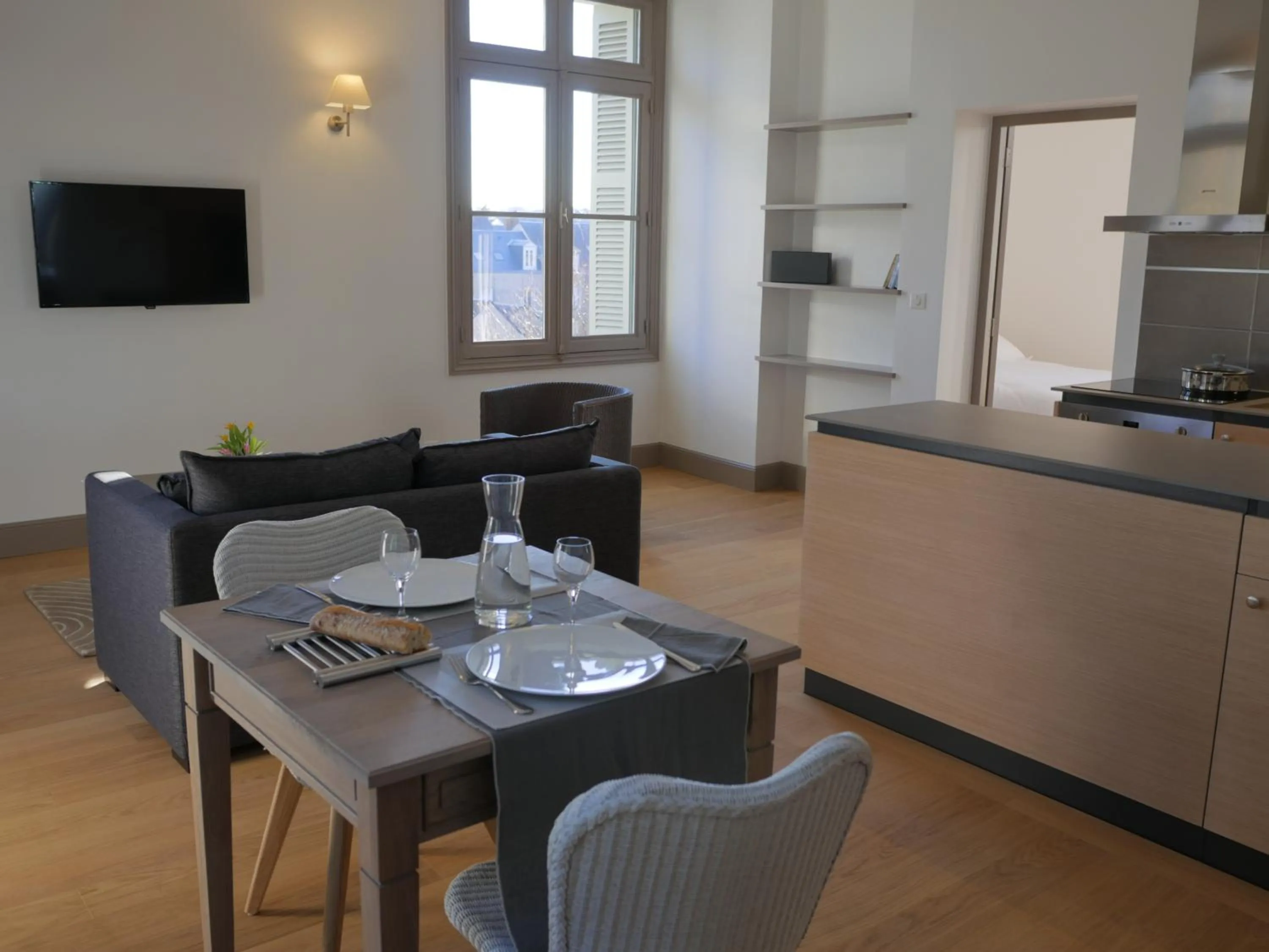 TV and multimedia in Résidence de Tourisme Central Parc Tours