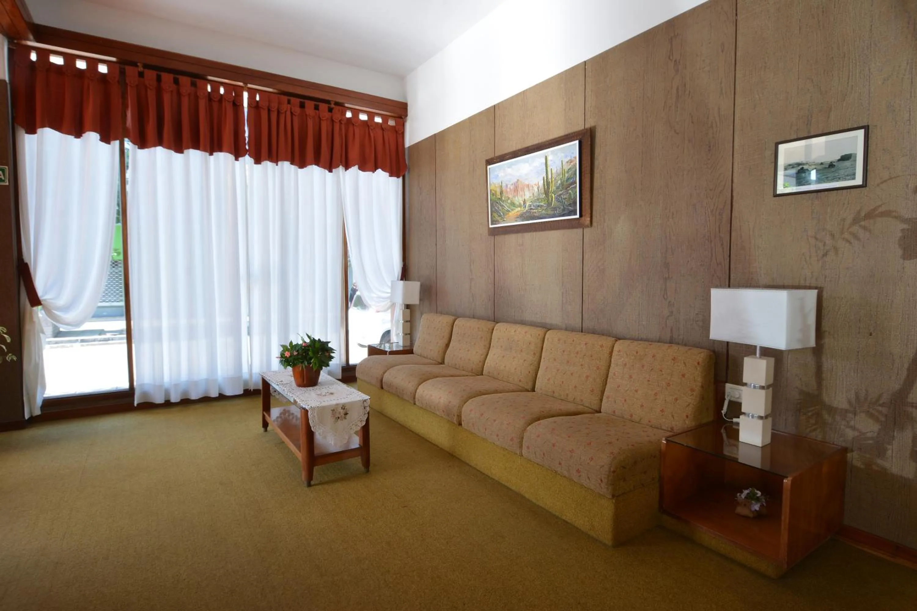 Lobby or reception in Hotel Amancay
