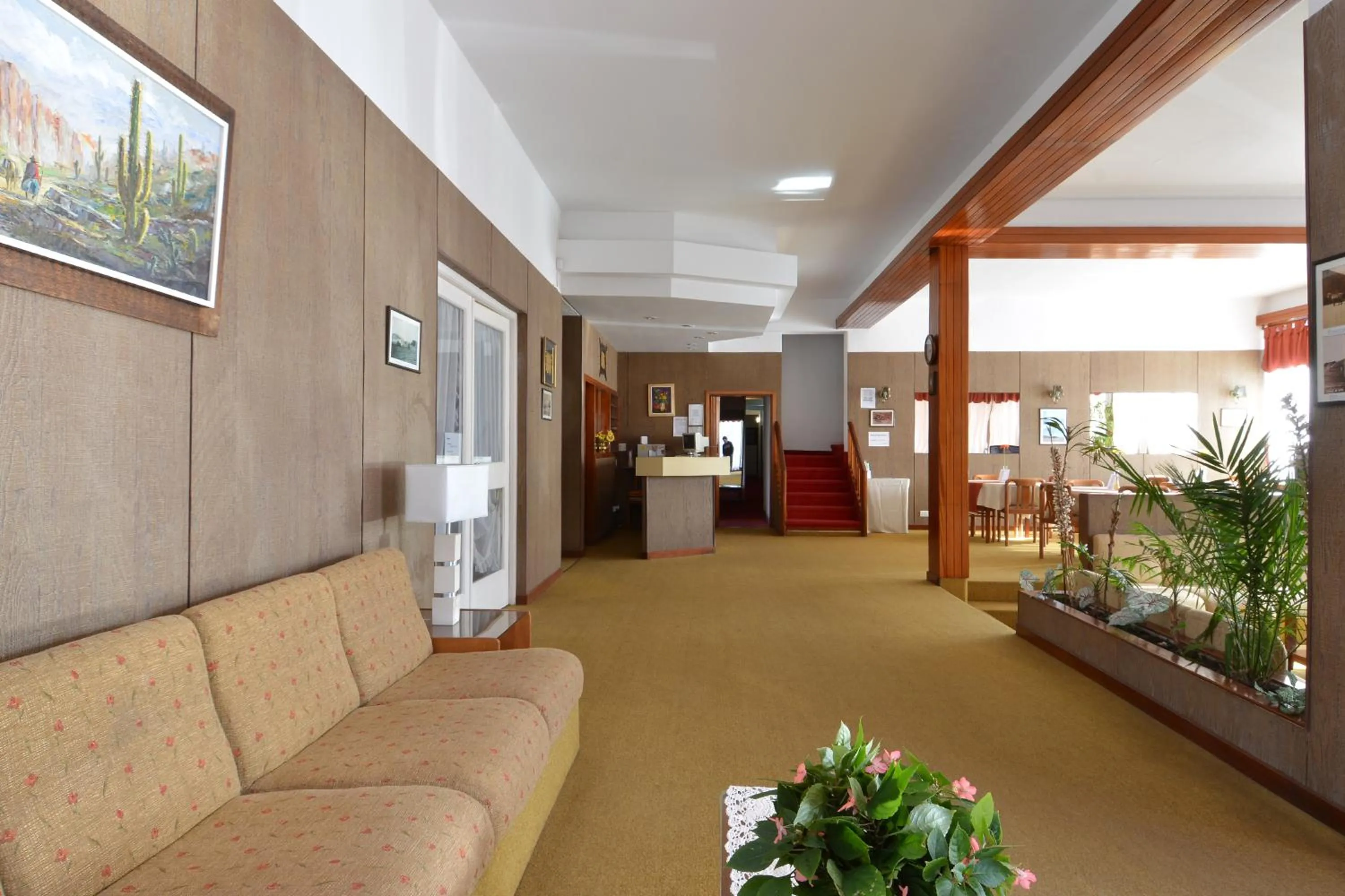 Lobby or reception in Hotel Amancay