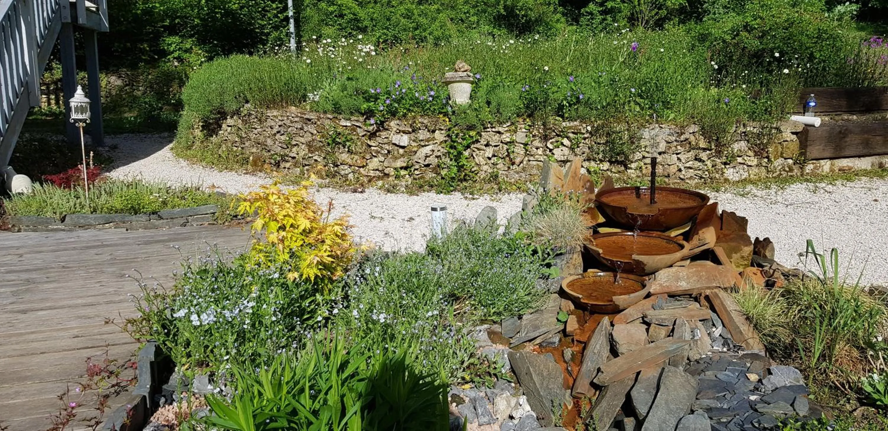 Garden view in Le jardin de Saint Jean