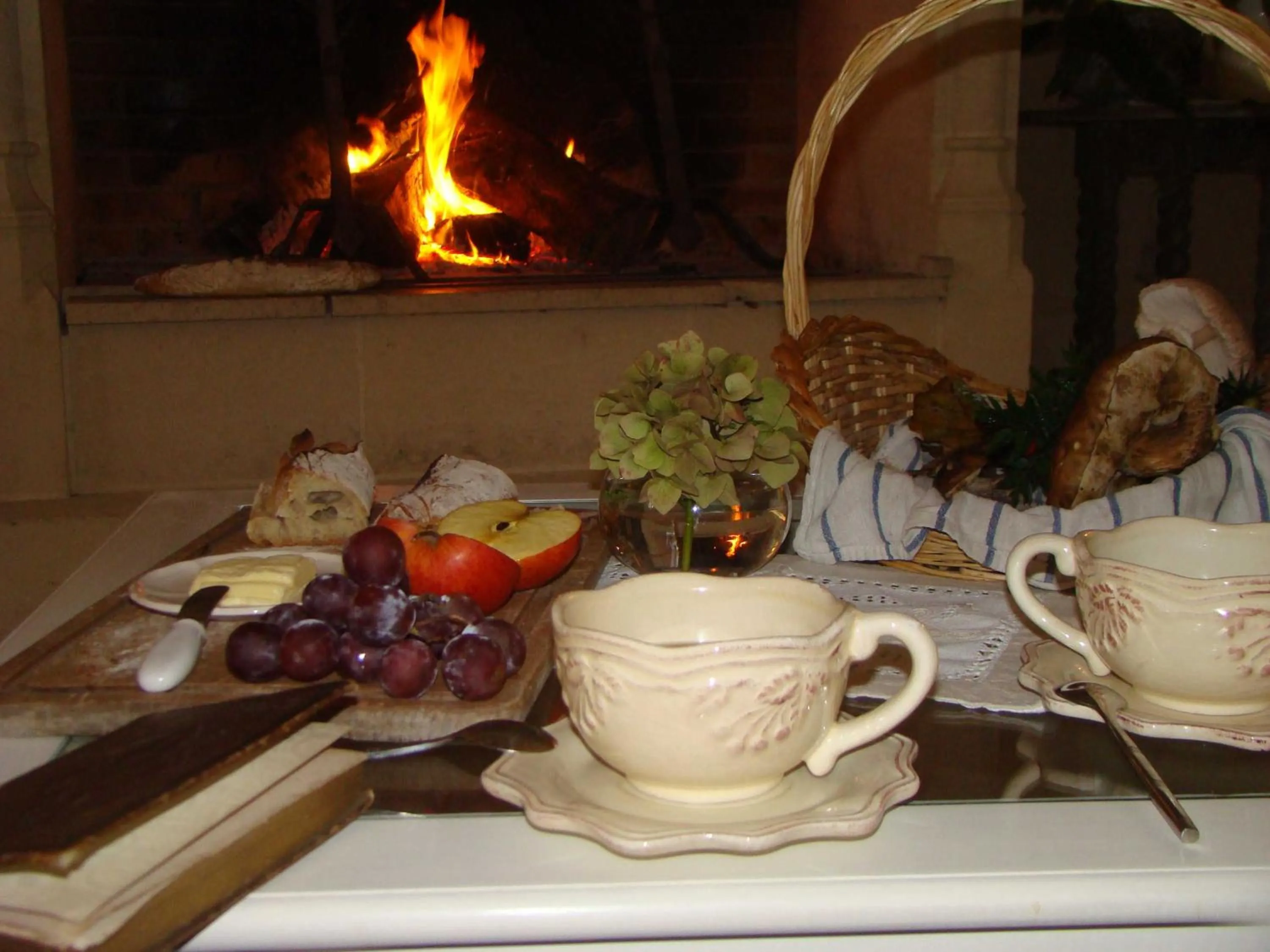 Food close-up in Le jardin de Saint Jean