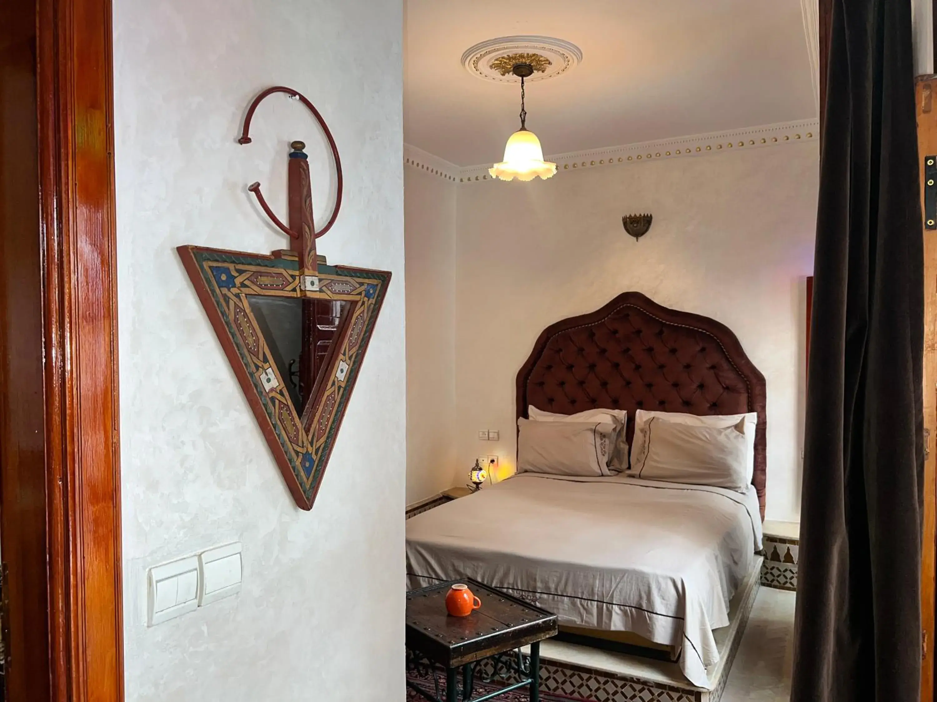 Deluxe Double Room (1 adult + 1 child) in Fès Riad Scalia Traditional Guesthouse Morocco Deluxe Double Room (1 adult + 1 child) in Fès Riad Scalia Traditional Guesthouse Morocco