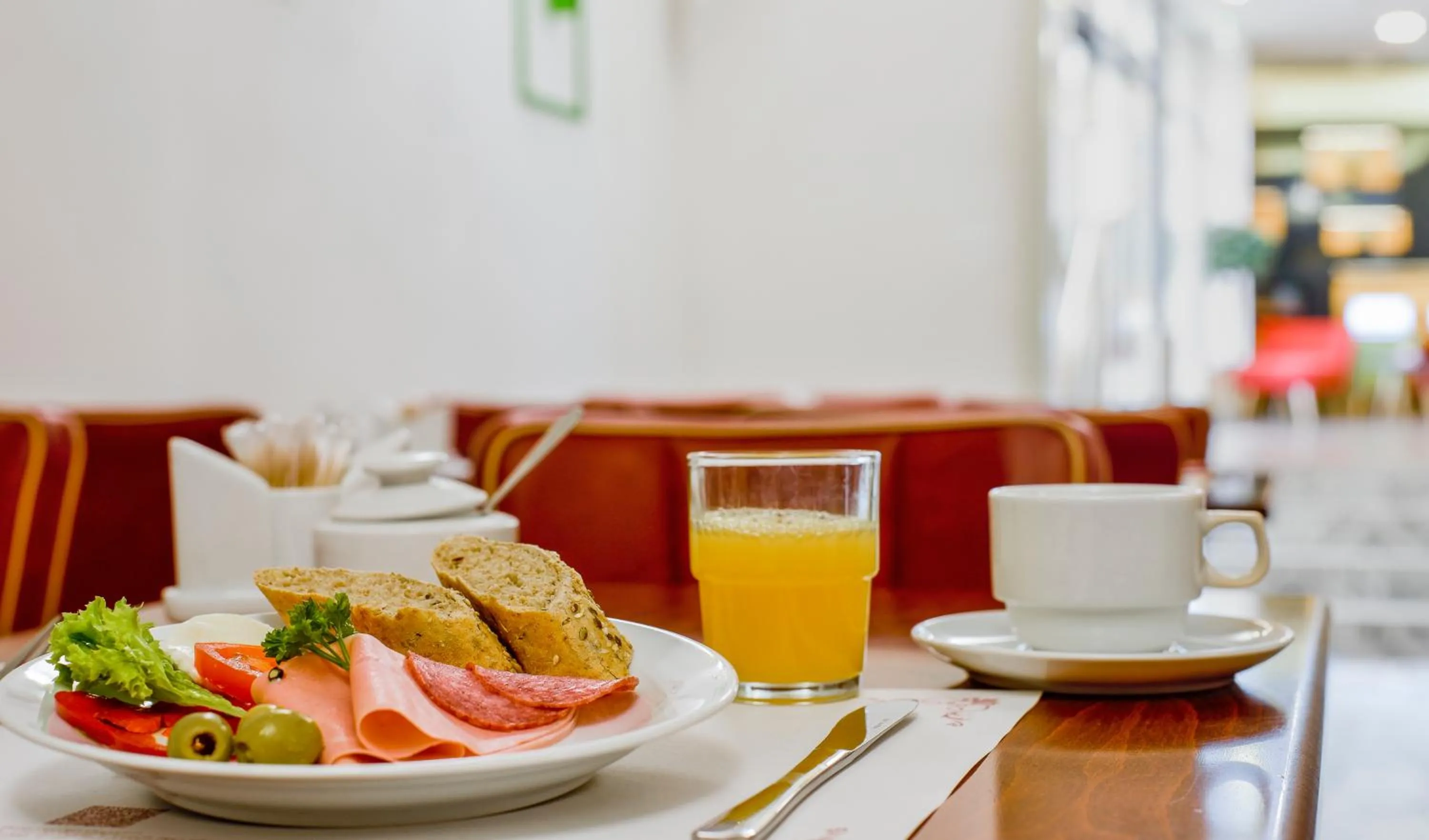 Food close-up in Hotel Garden Court