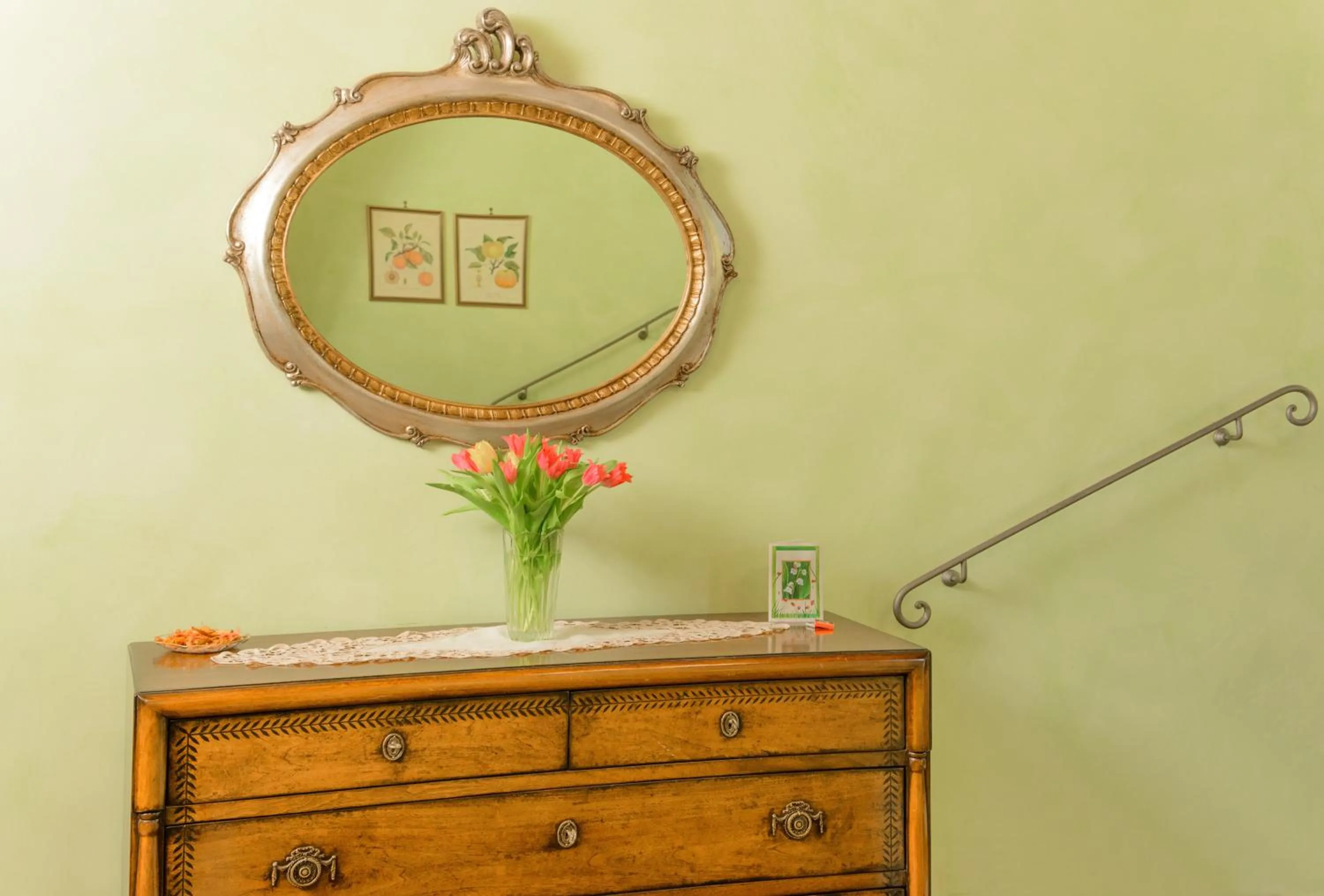 Decorative detail in B&B La Casa dei Tintori