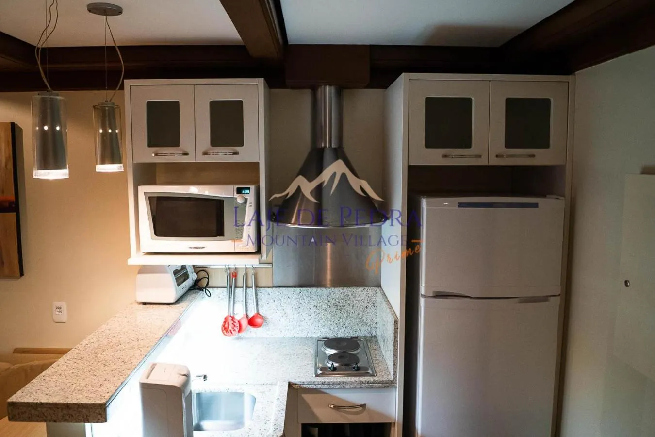 Kitchen or kitchenette in Laje de Pedra Mountain VillagePrime