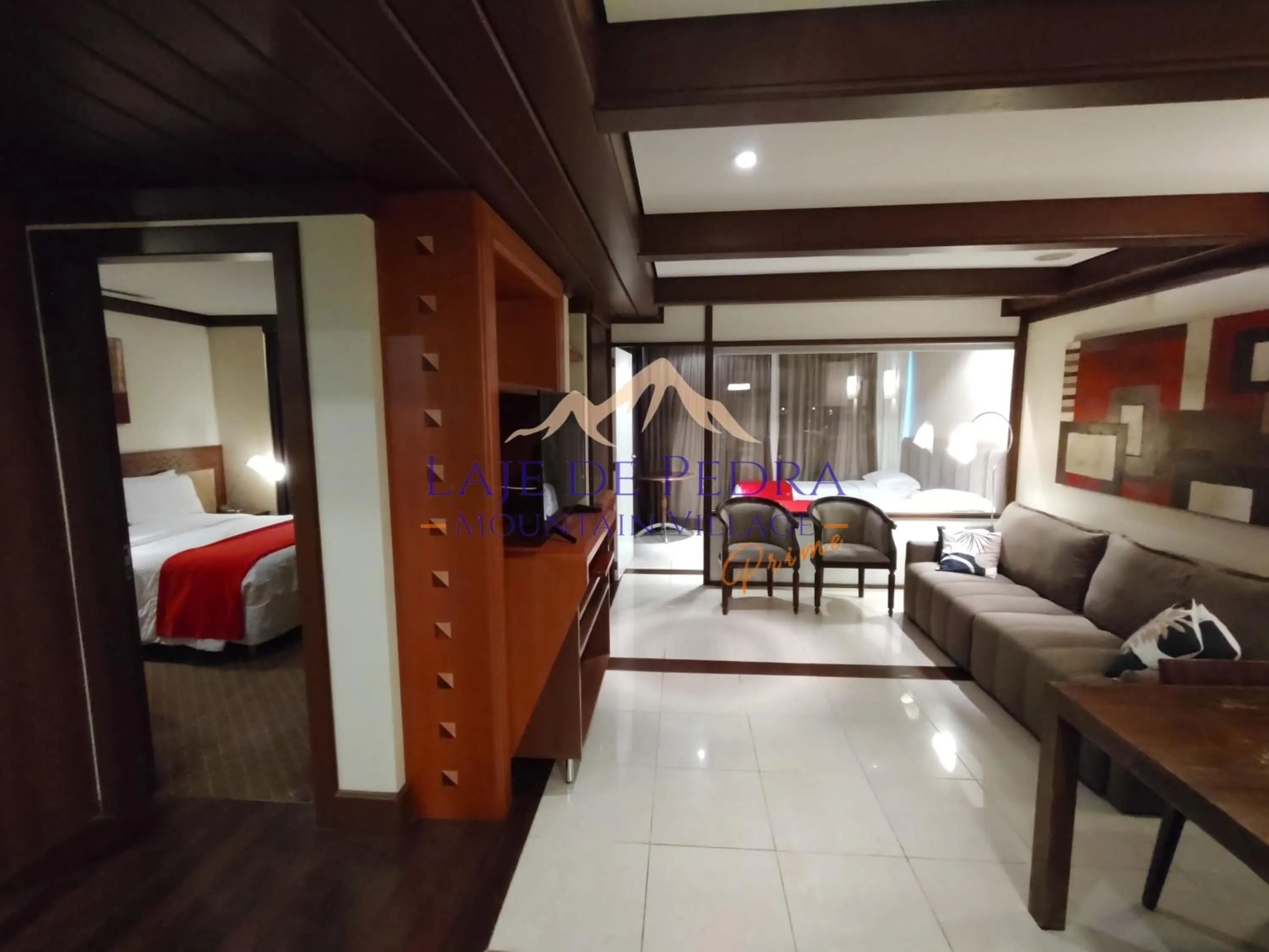 Living room, Bed in Laje de Pedra Mountain VillagePrime