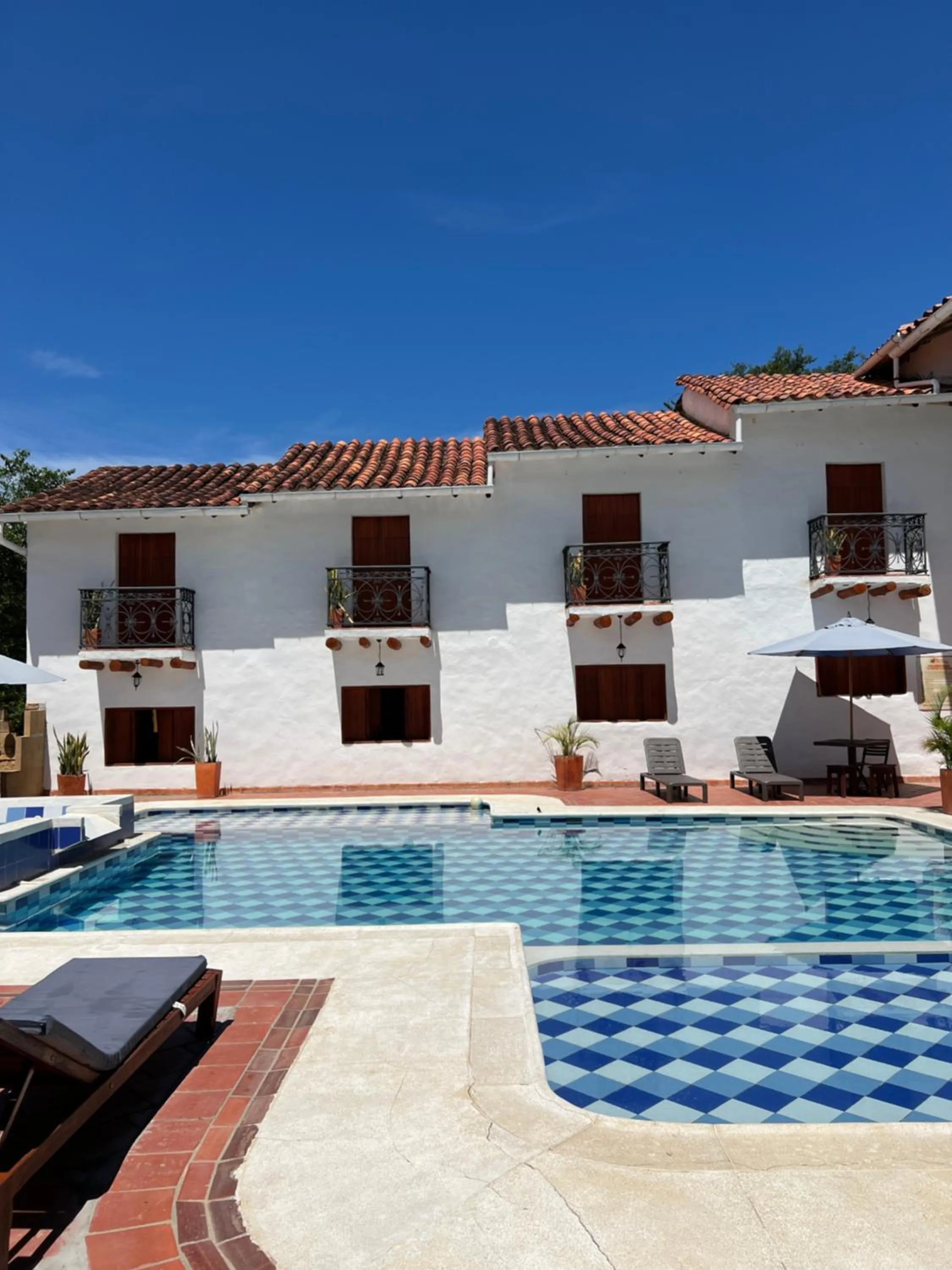 Property building in Hotel Victoria Barichara