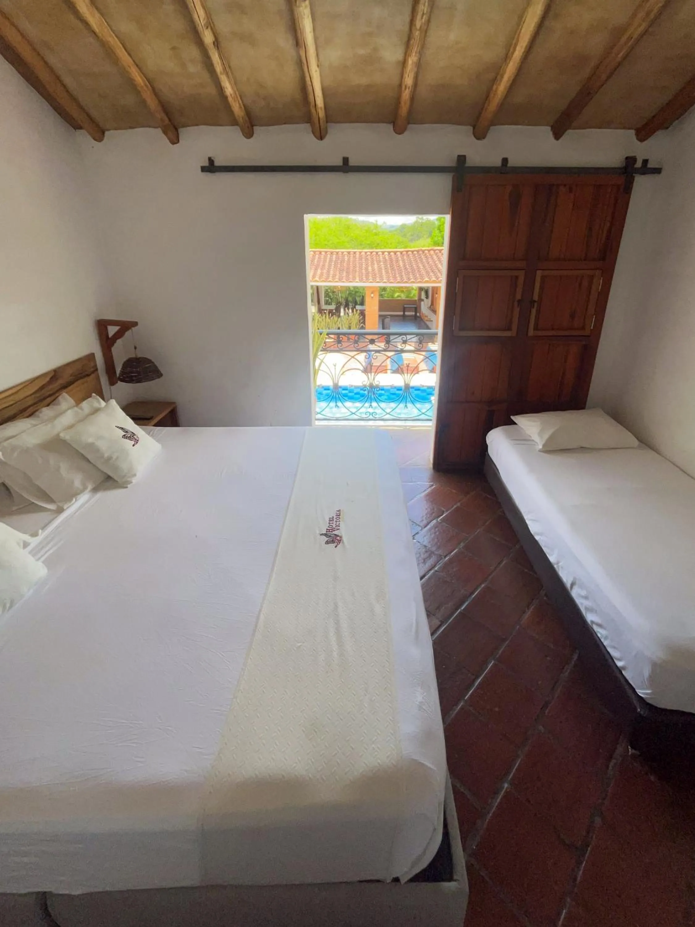 Bed in Hotel Victoria Barichara