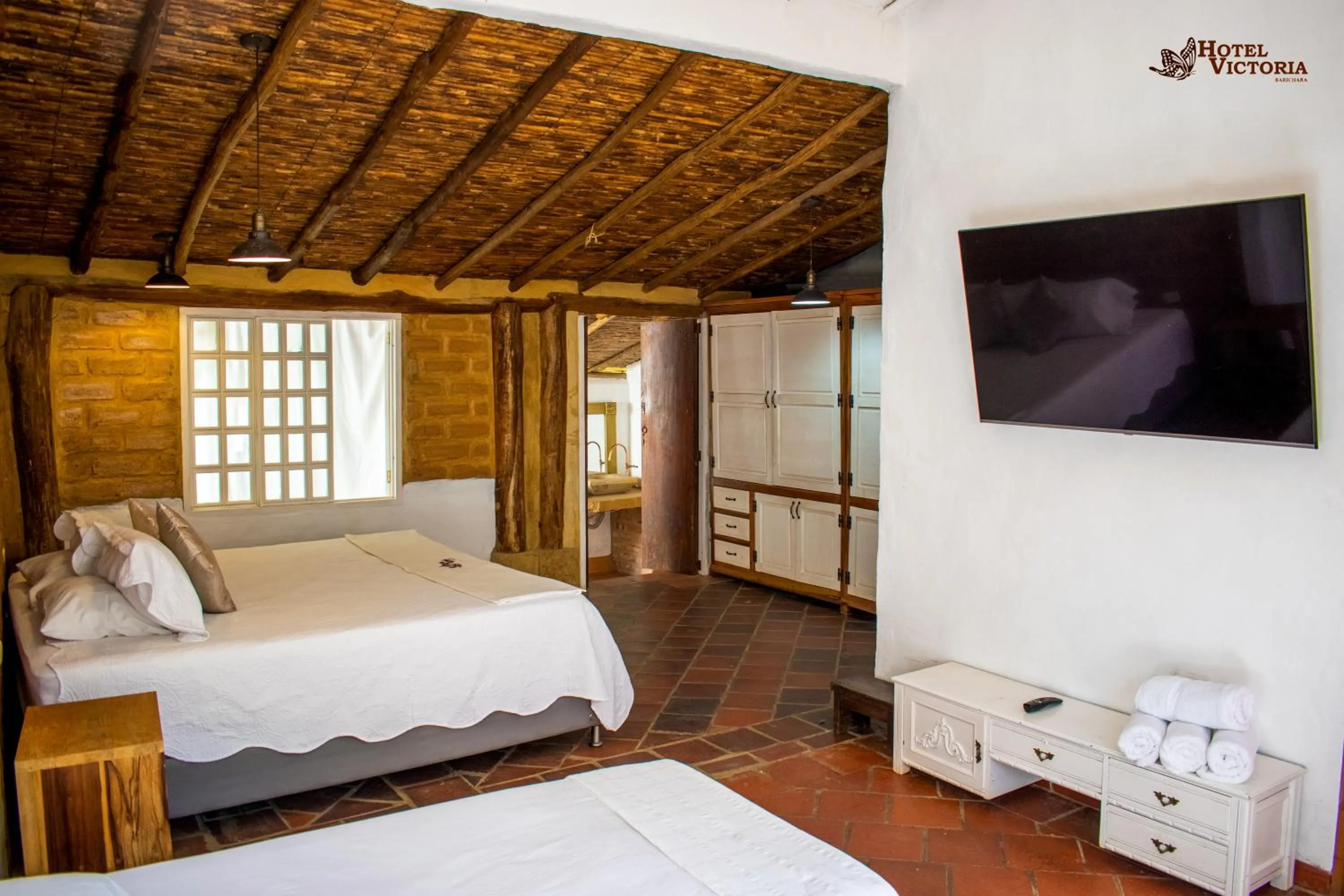 Photo of the whole room, Bed in Hotel Victoria Barichara